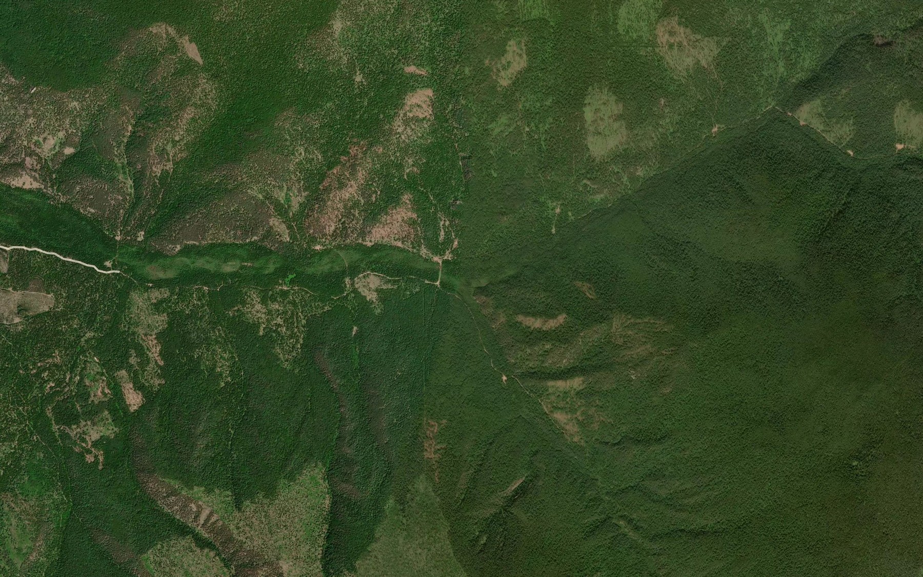 Satellite map of the Kunaleykha