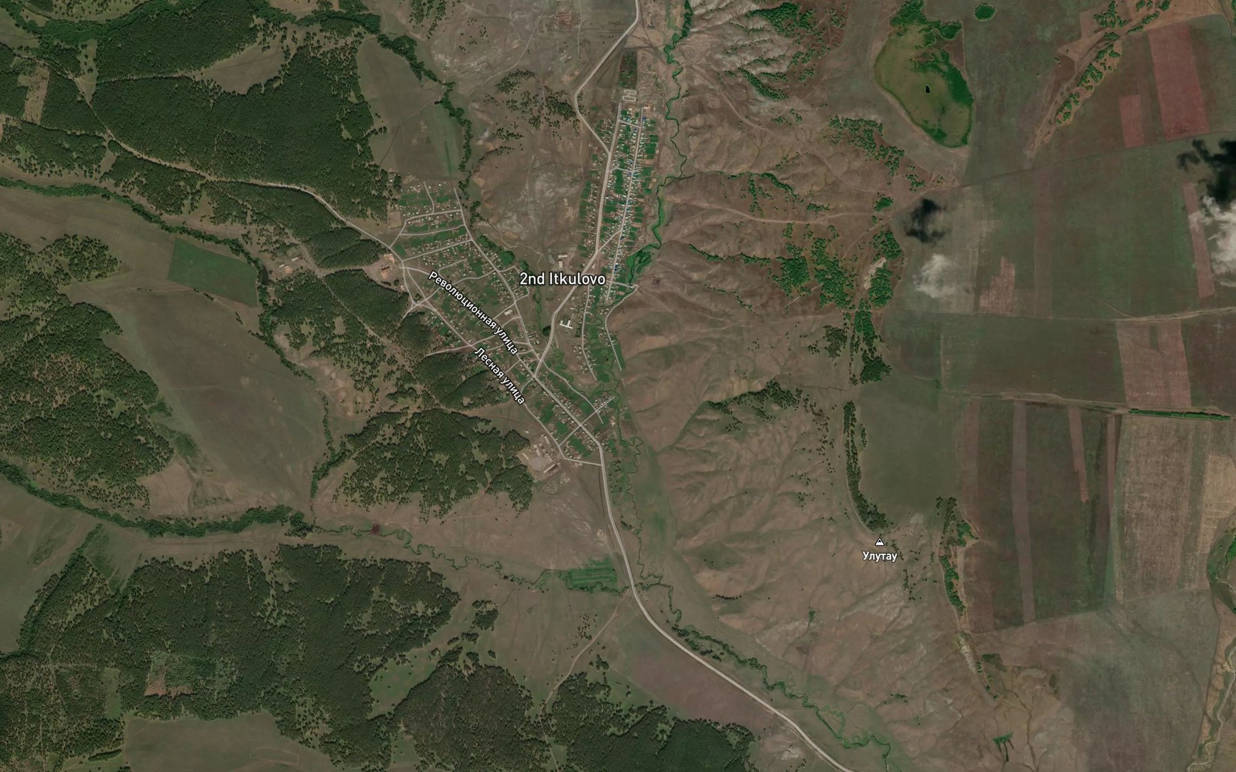 Satellite map of the Ryazhap