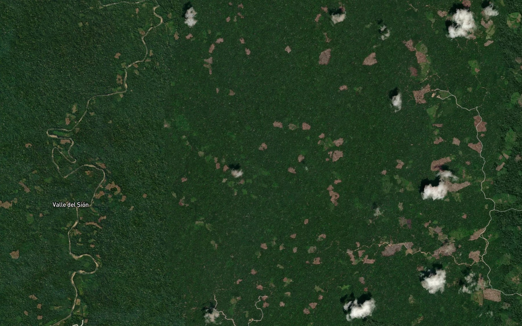 Satellite map of the Quebrada Aguytillo