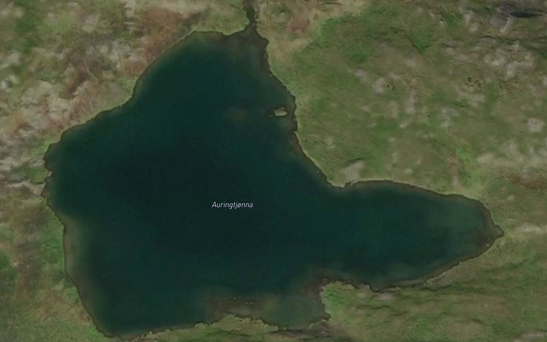 Satellite map of the Auringtjonna