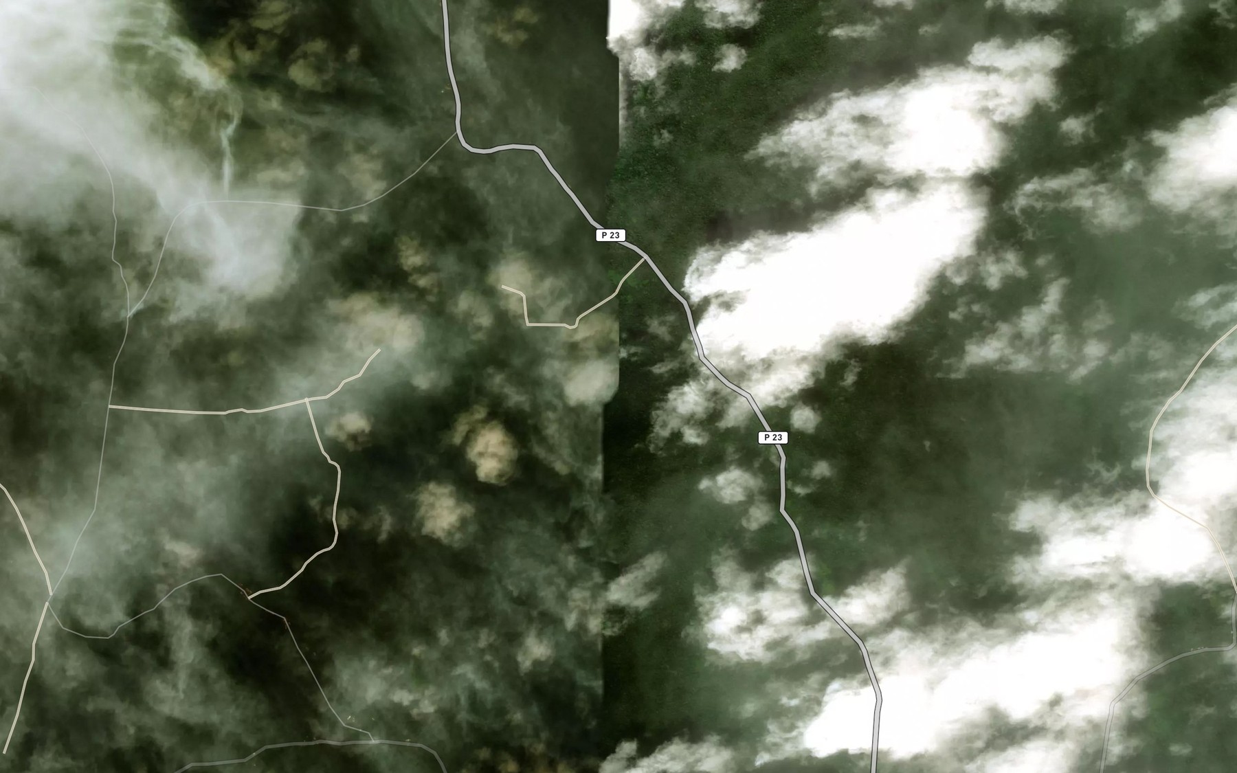 Satellite map of the Nsoko