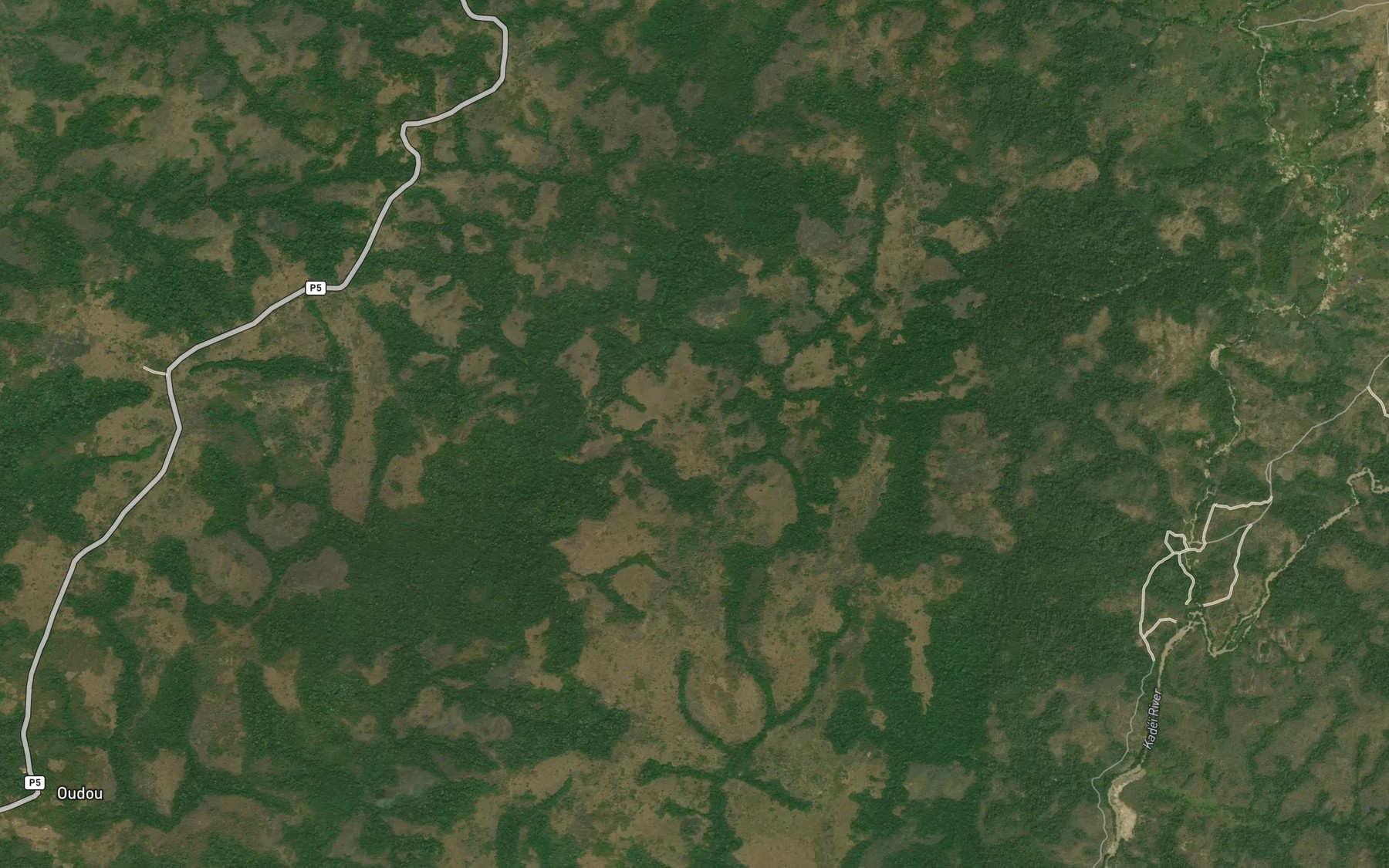 Satellite map of the Lindele