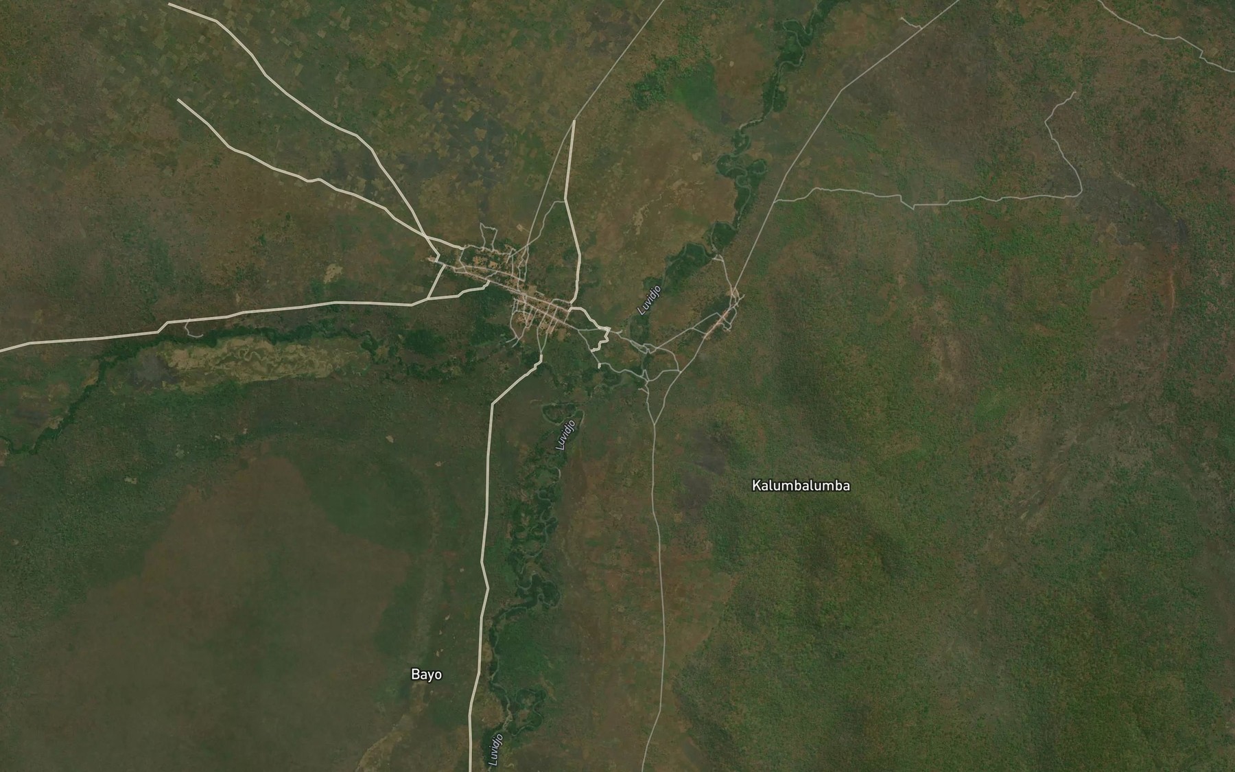 Satellite map of the Mwabukwa