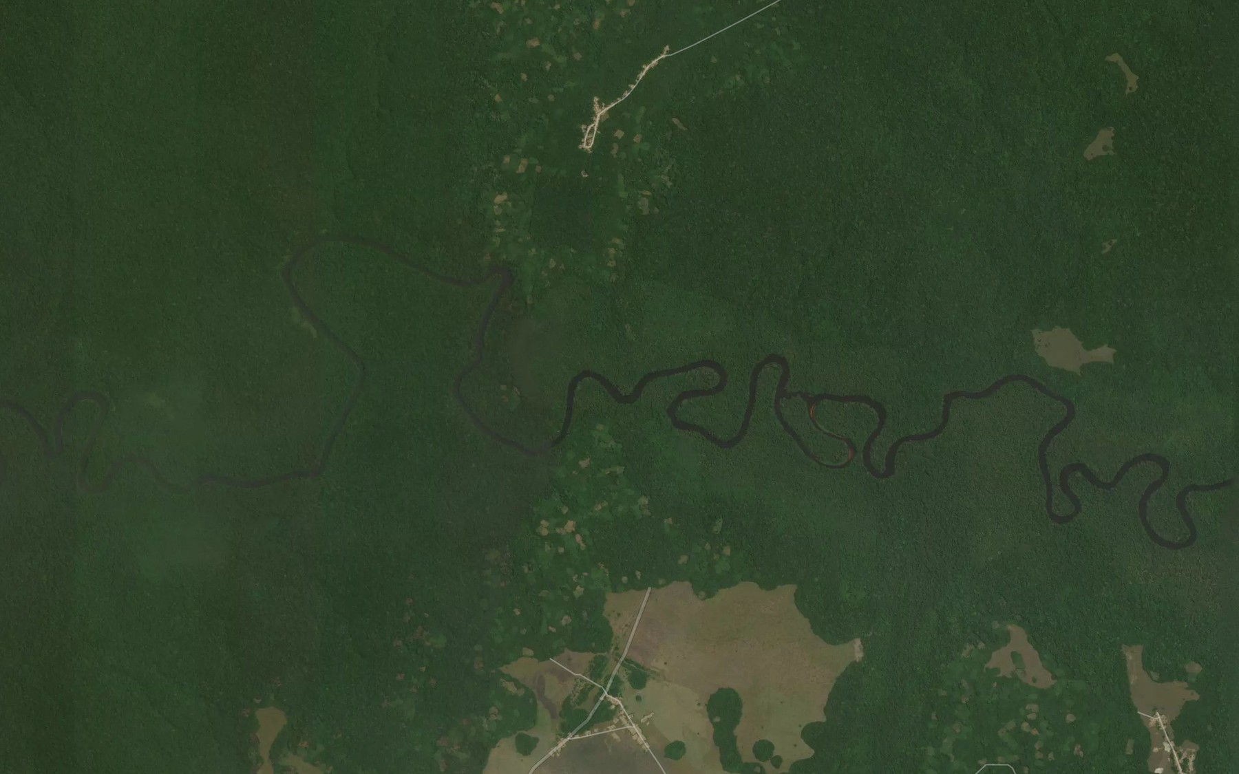 Satellite map of the Lushima