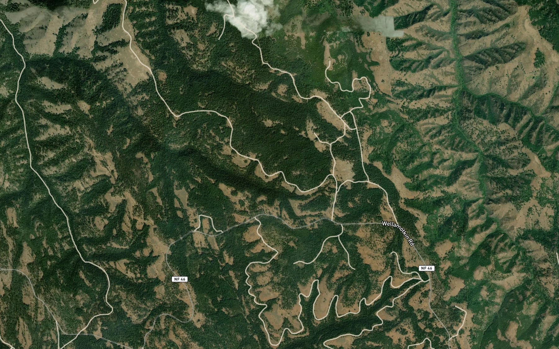 Satellite map of the Kernan Spring