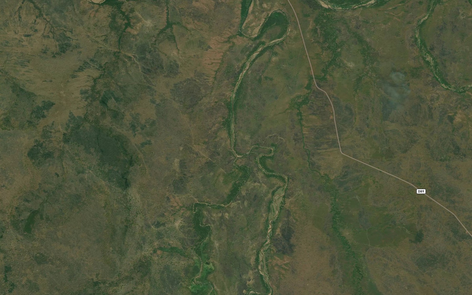 Satellite map of the Mayo Tiliri