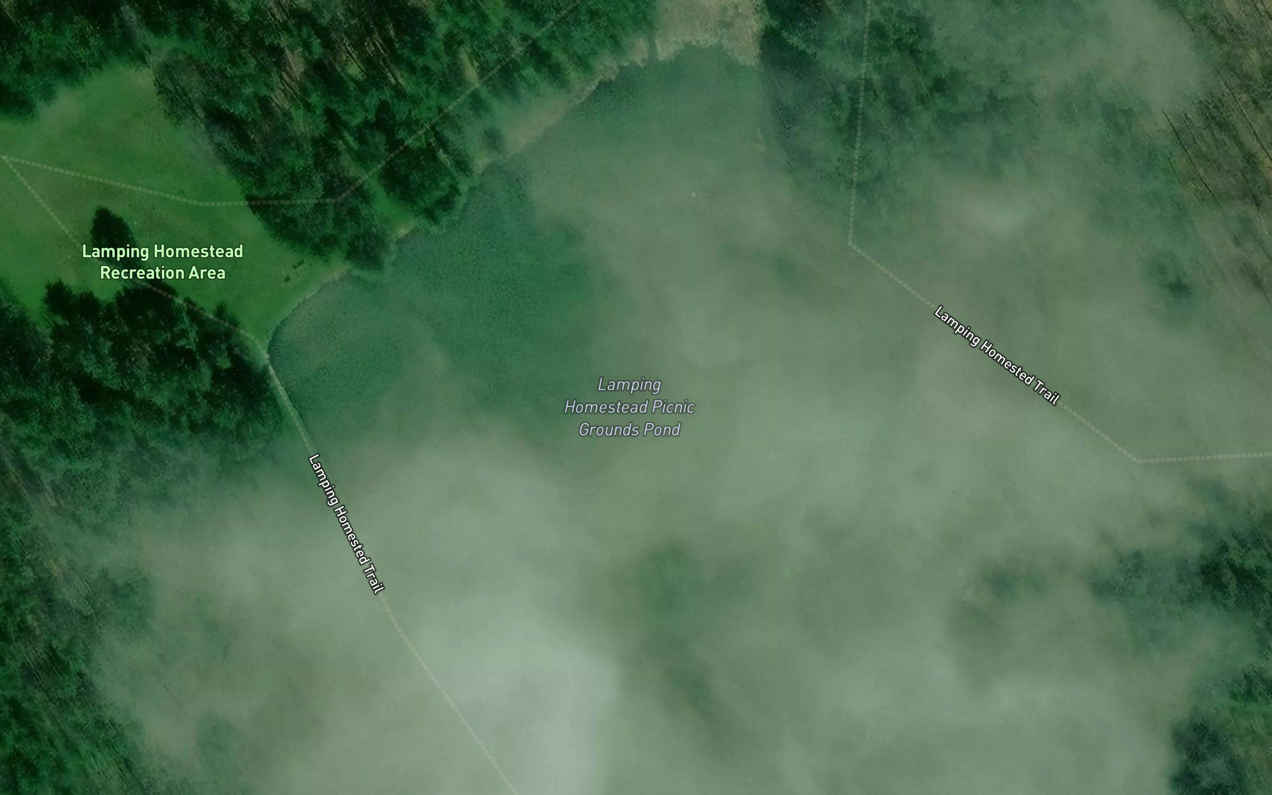 Lamping Homestead Picnic Grounds Pond