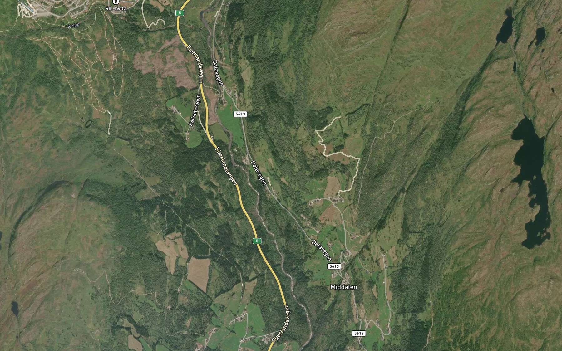 Satellite map of the Hagagrovi