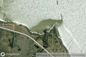 Satellite map of the Crooked Creek
