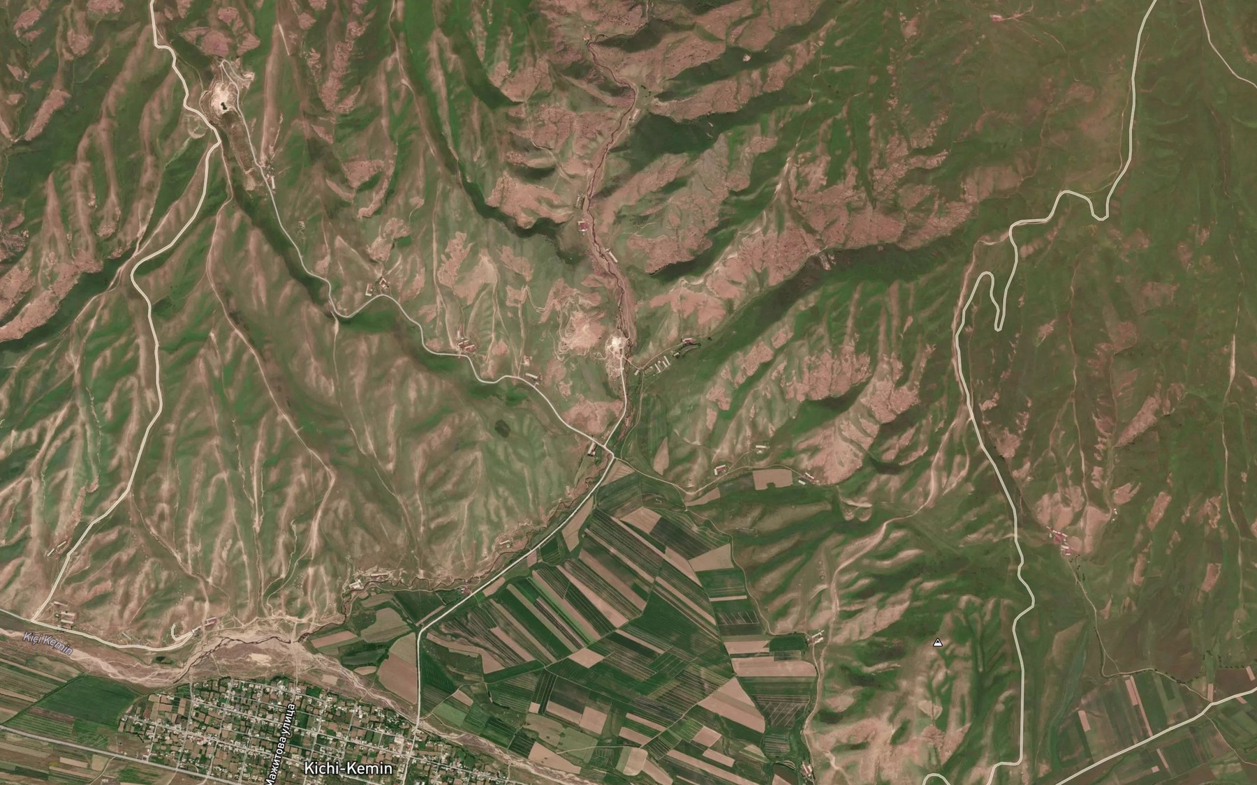 Satellite map of the Kyrtabylgy