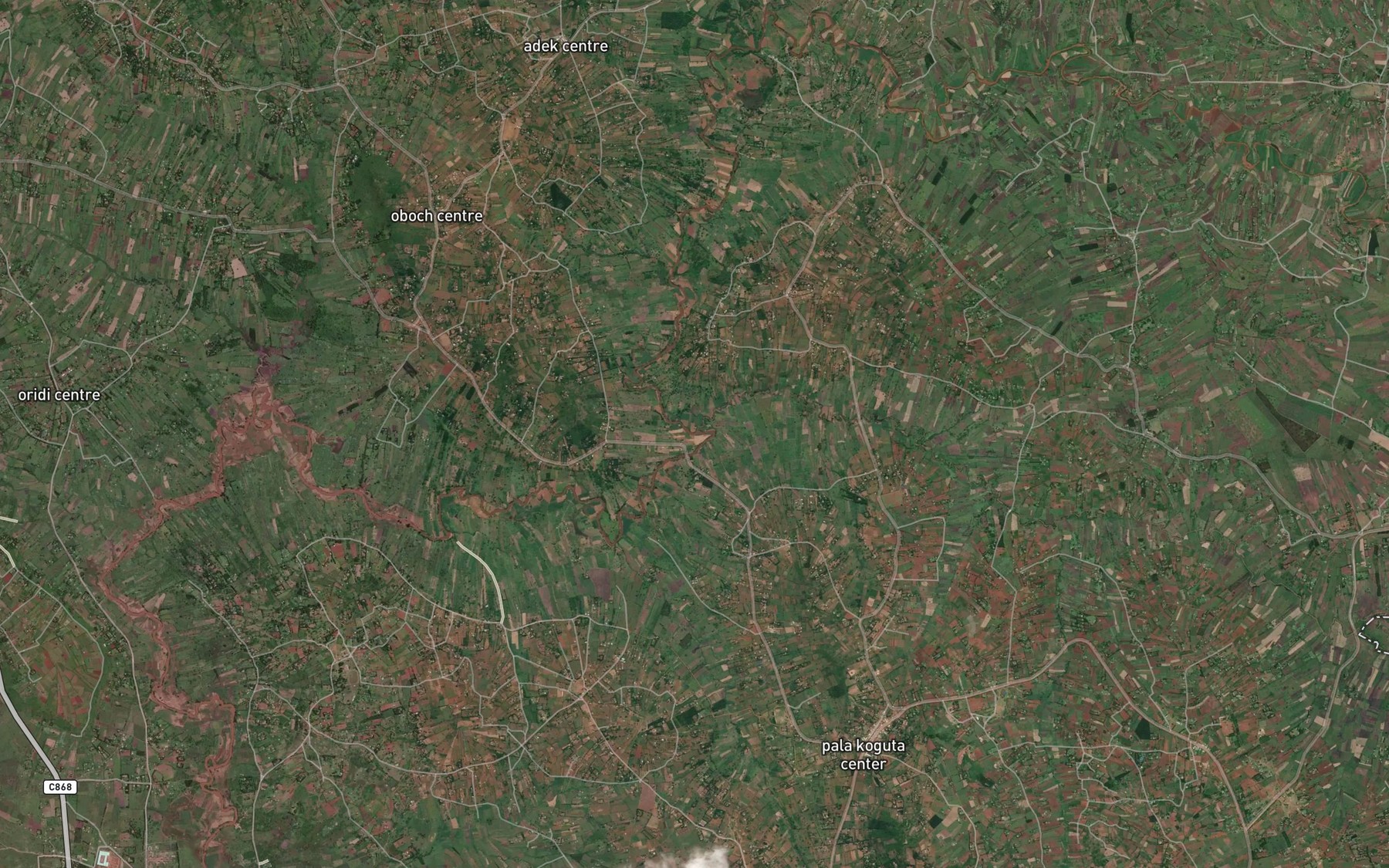 Satellite map of the Kibugo