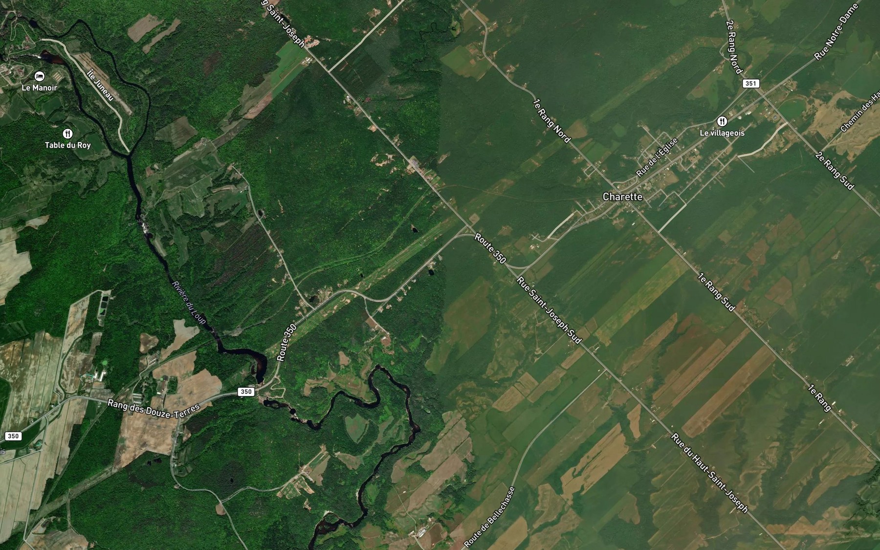 Satellite map of the Etang du Repos