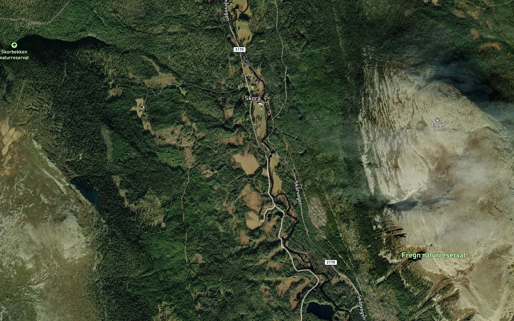 Satellite map of the Vesterbekken