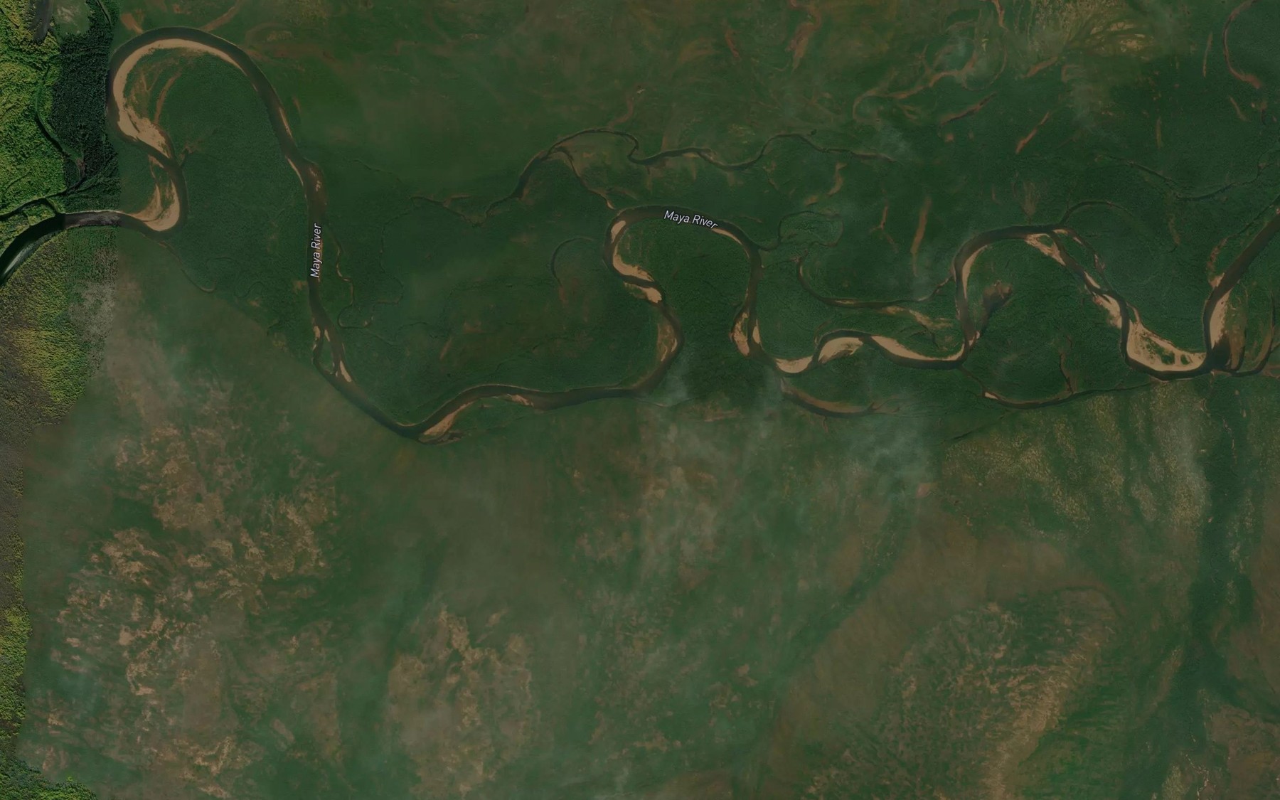 Satellite map of the Emyakhsin