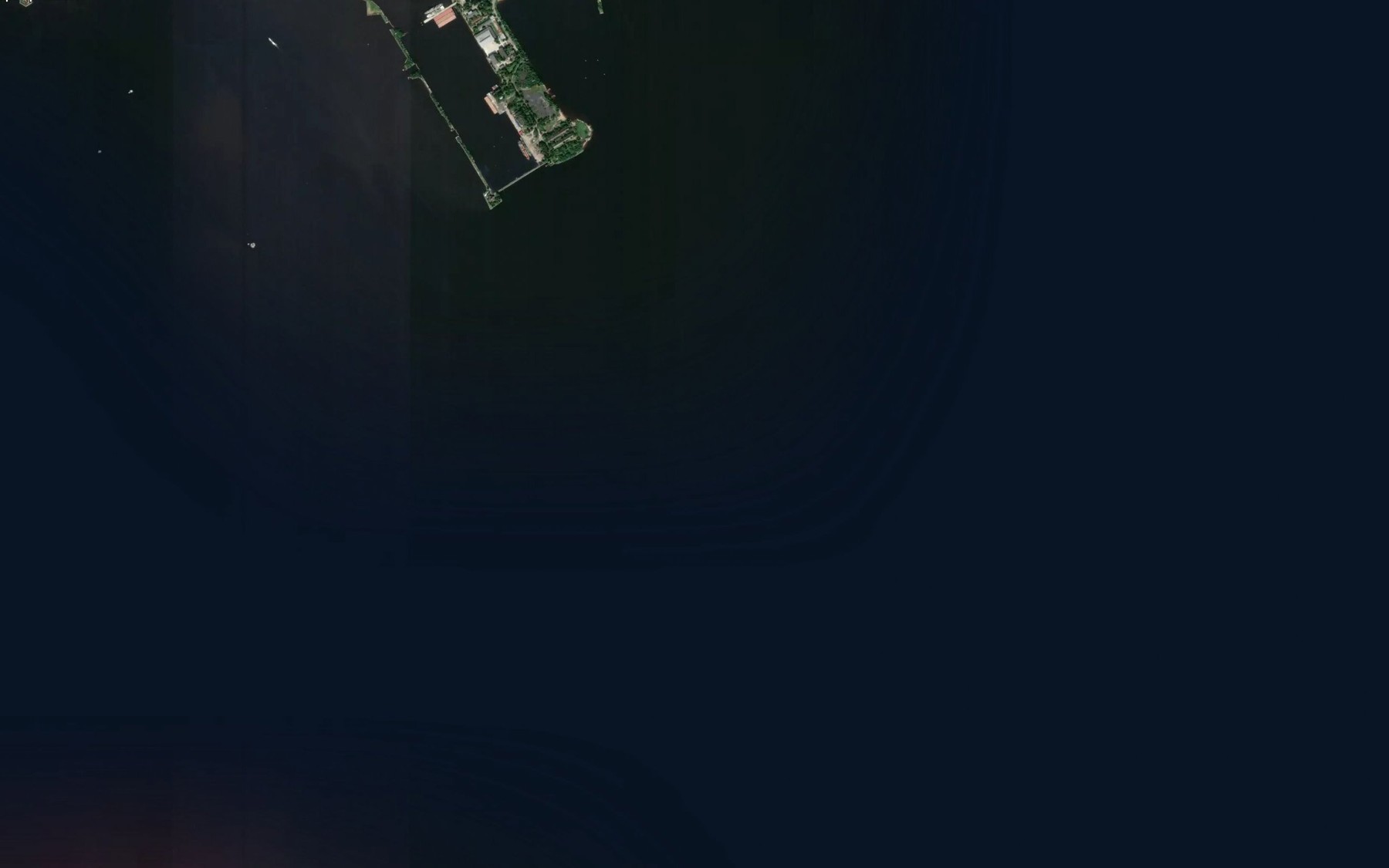 Satellite map of the Morskoy Kanal