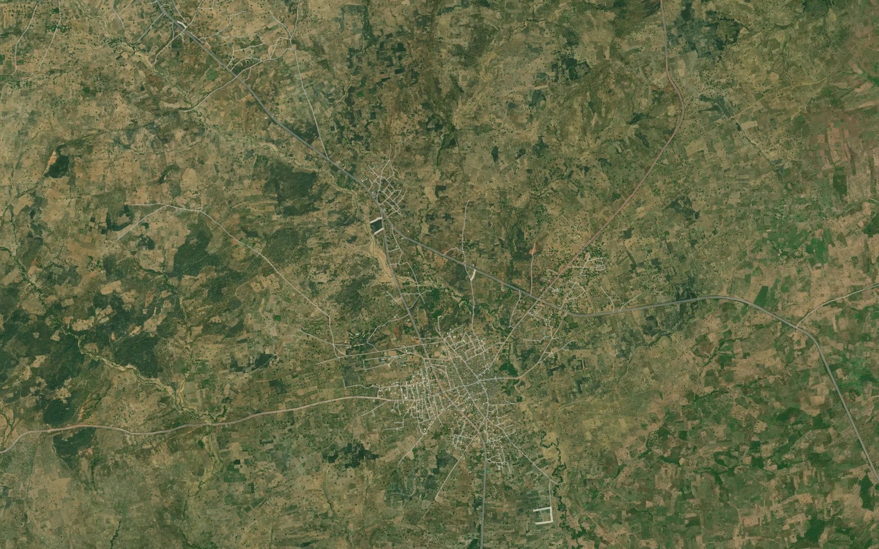 Satellite map of the River Ugbadu