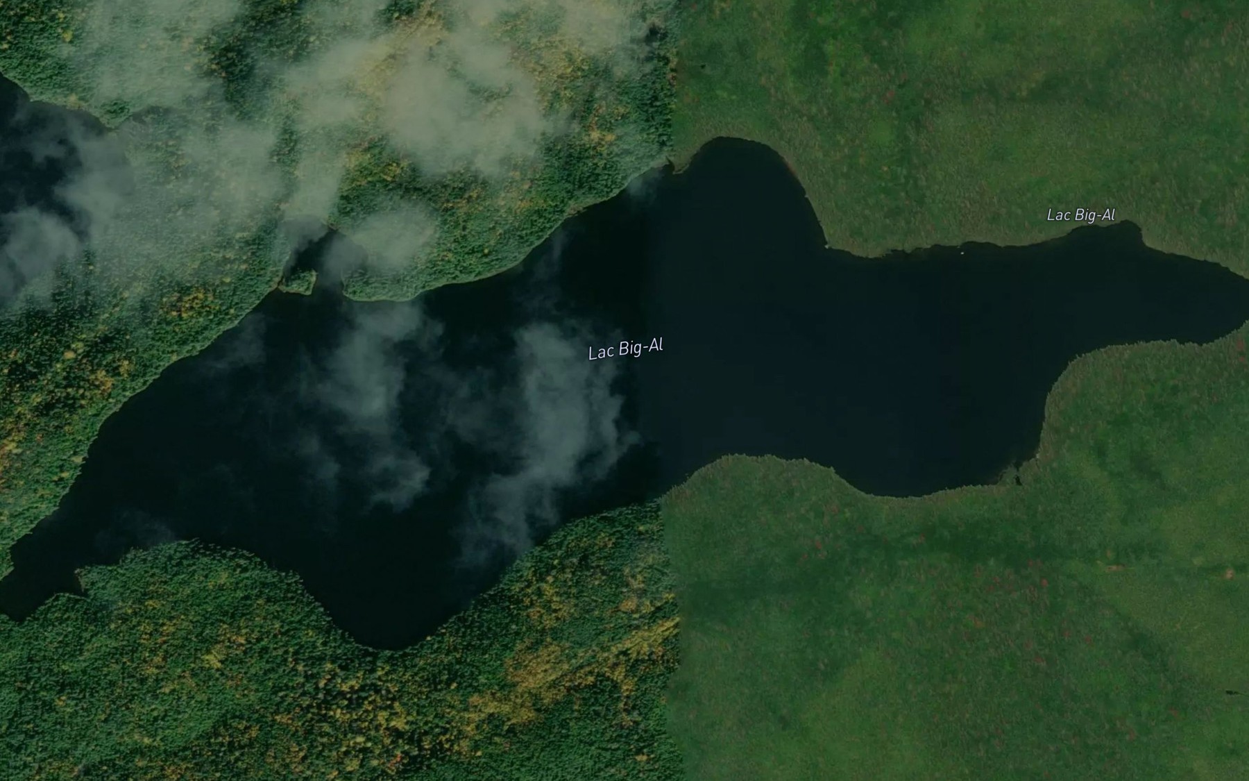 Satellite map of the Lac Big-Al