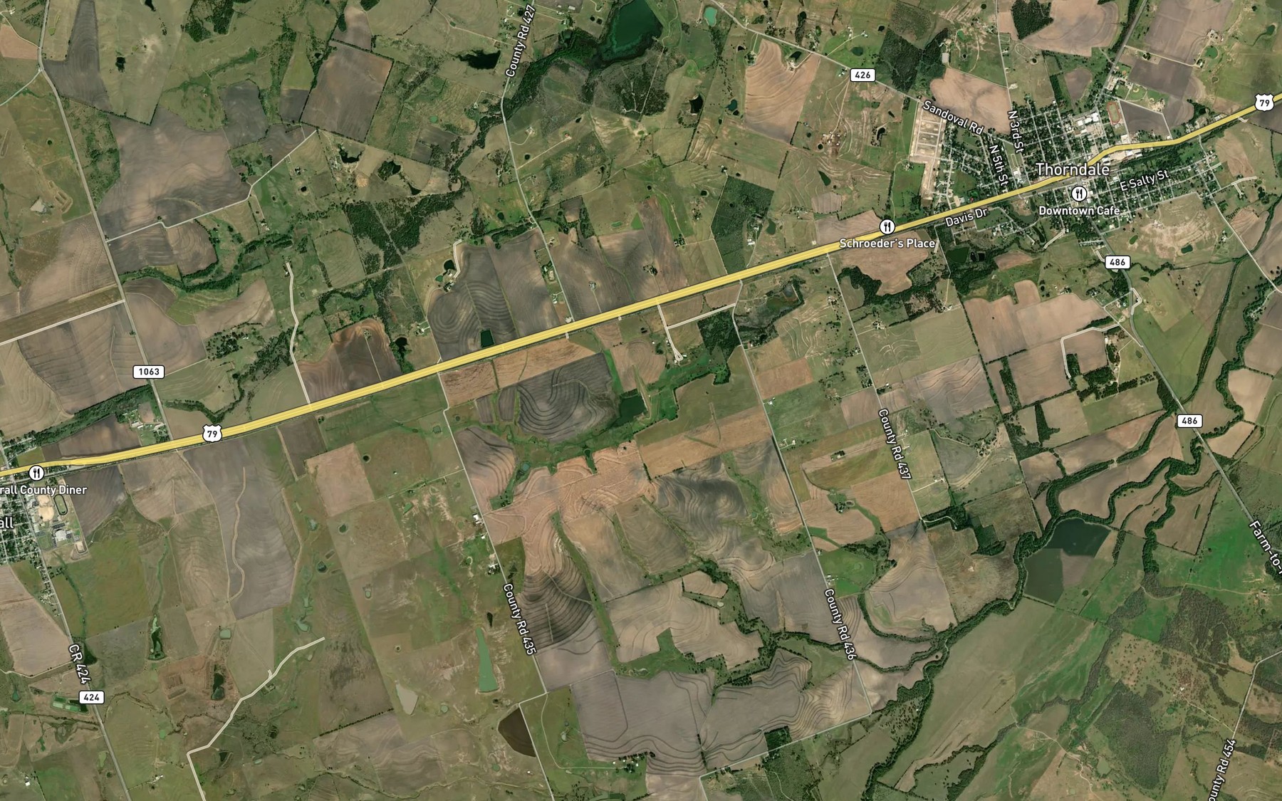 Satellite map of the Site Number Twenty