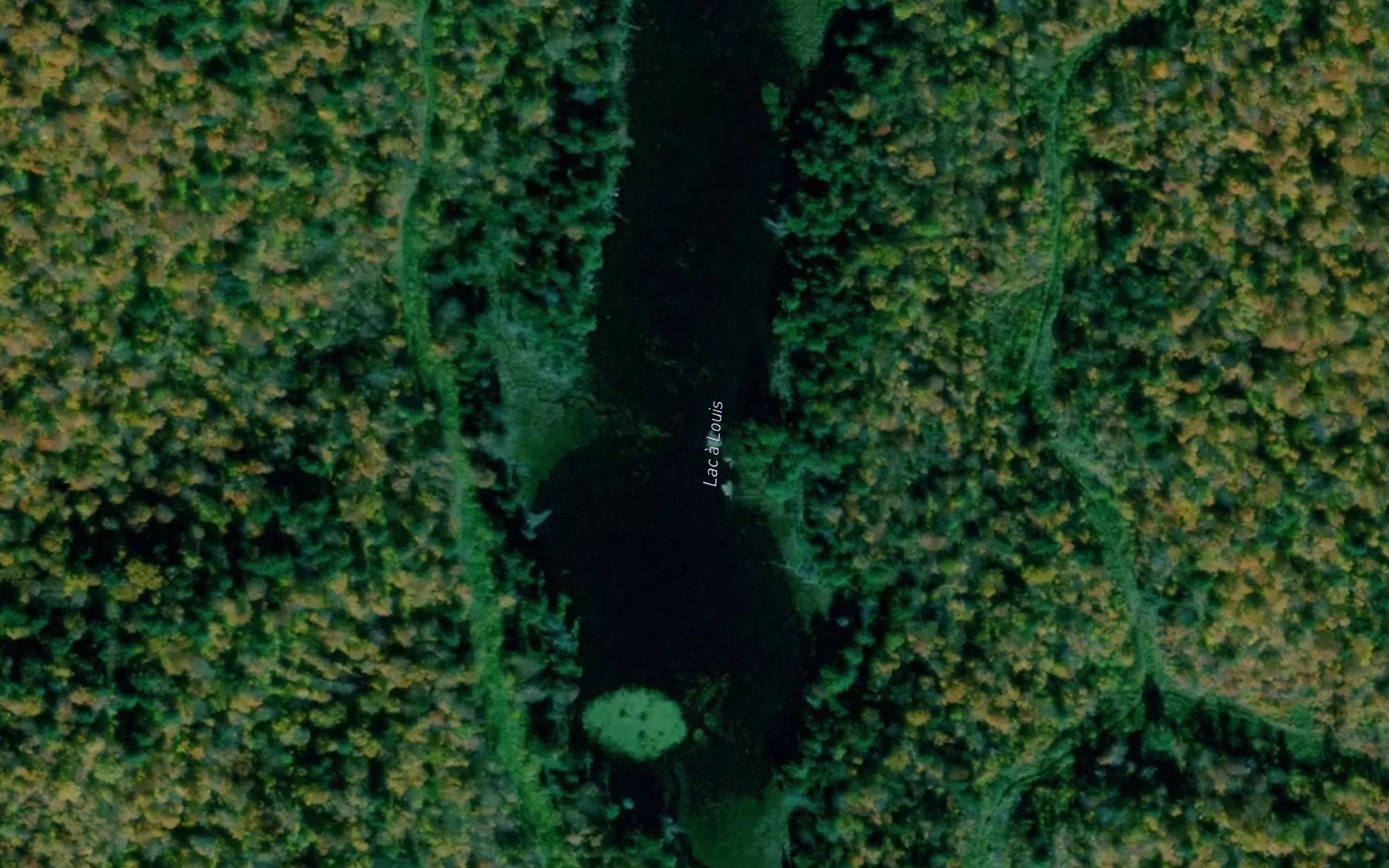 Satellite map of the Lac a Louis