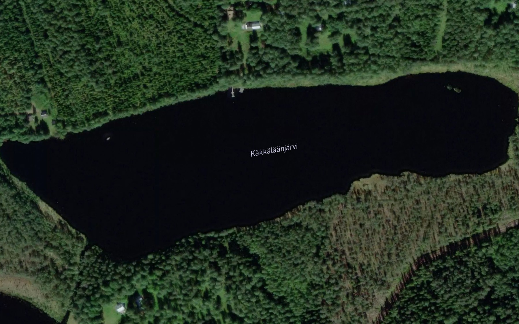 Satellite map of the Karkkaalanjarvi