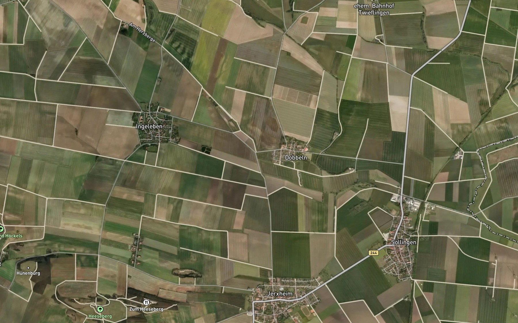 Satellite map of the Lahbach