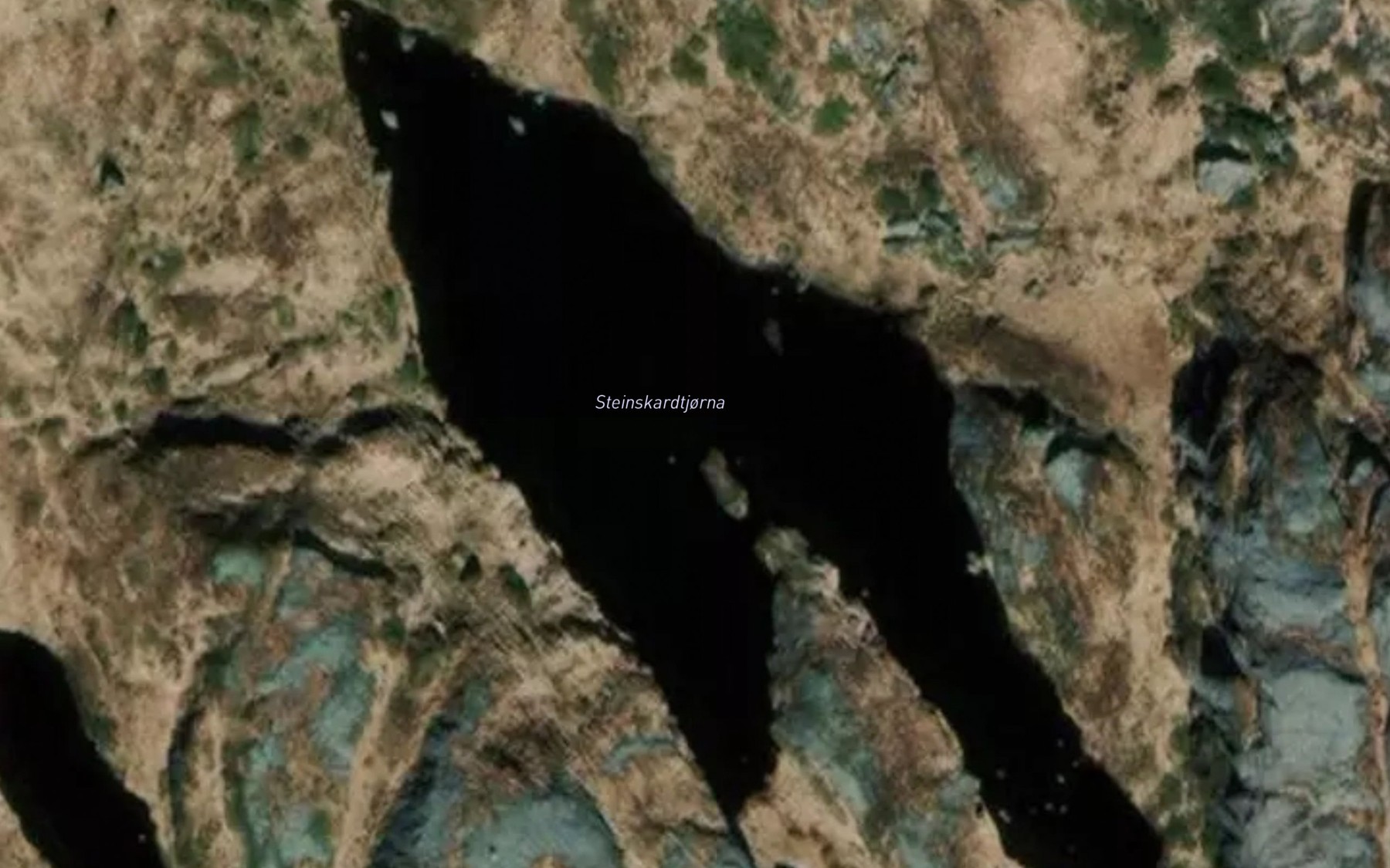 Satellite map of the Steinskardtjorna