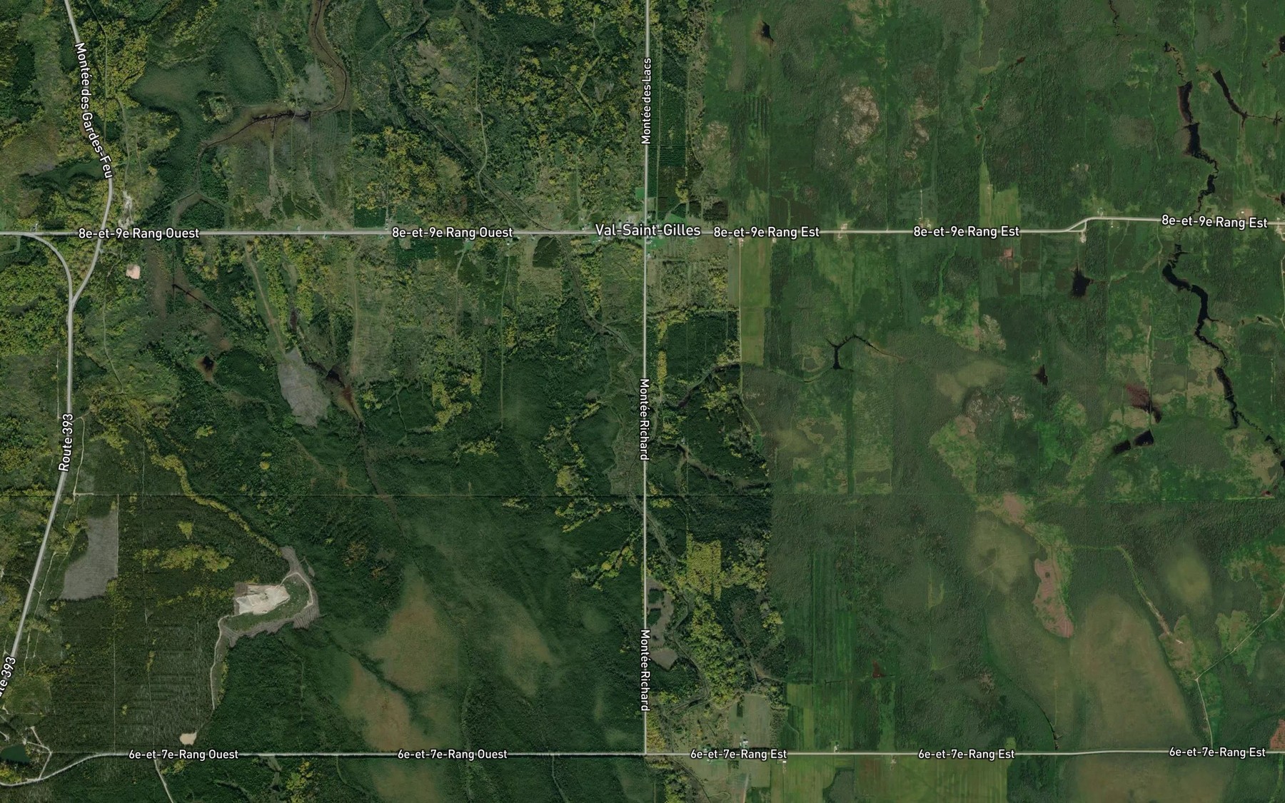 Satellite map of the Cours d'eau de la Mine