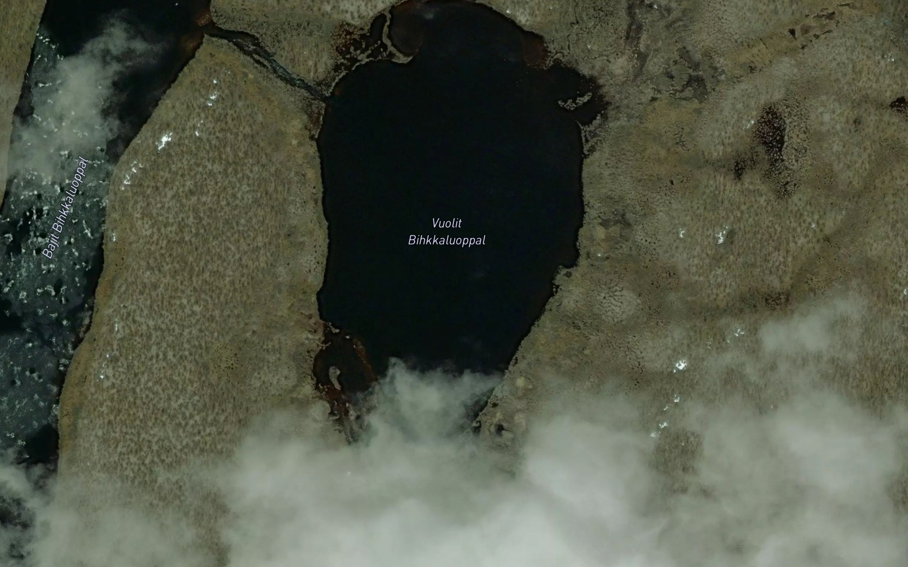 Satellite map of the Bikkaluobbalat,vuolit