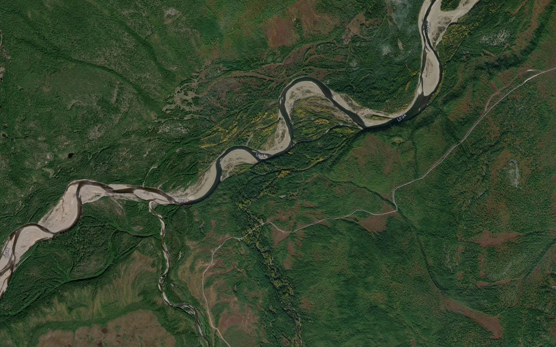 Satellite map of the Khotorandya