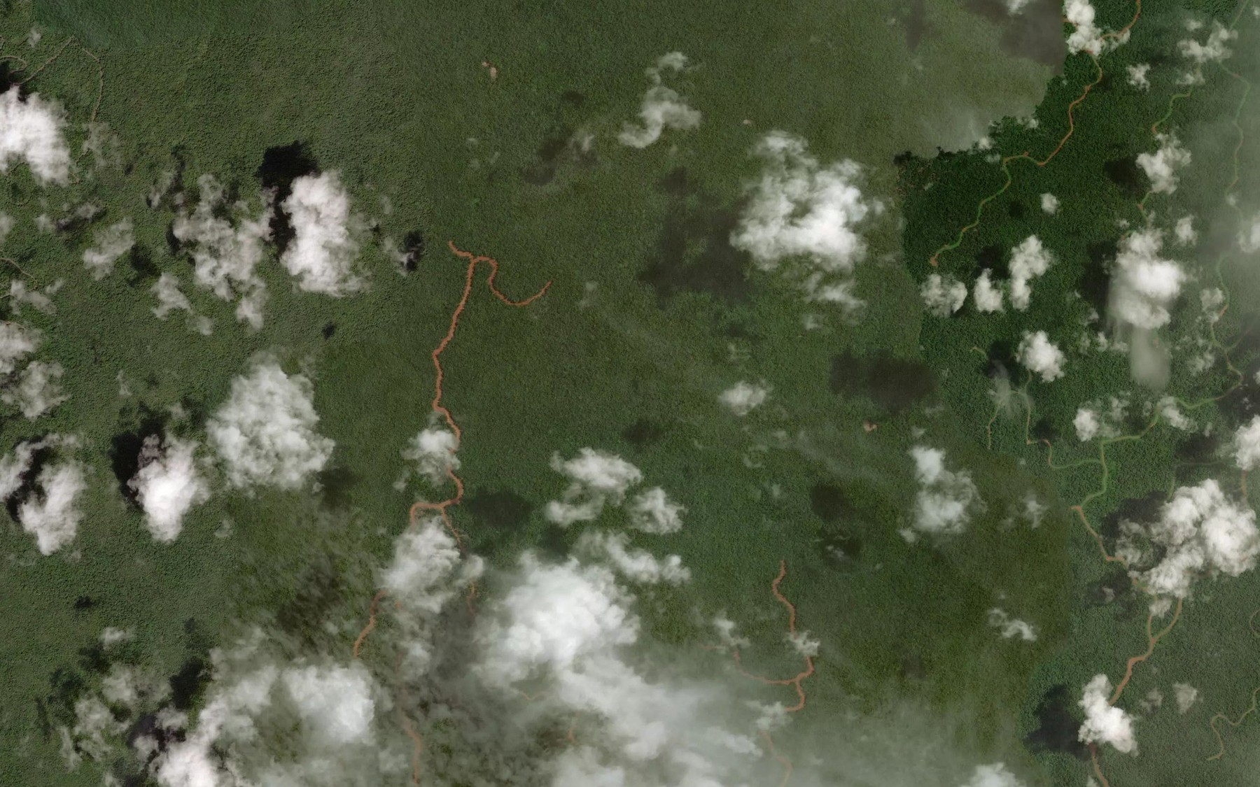 Satellite map of the Soari River
