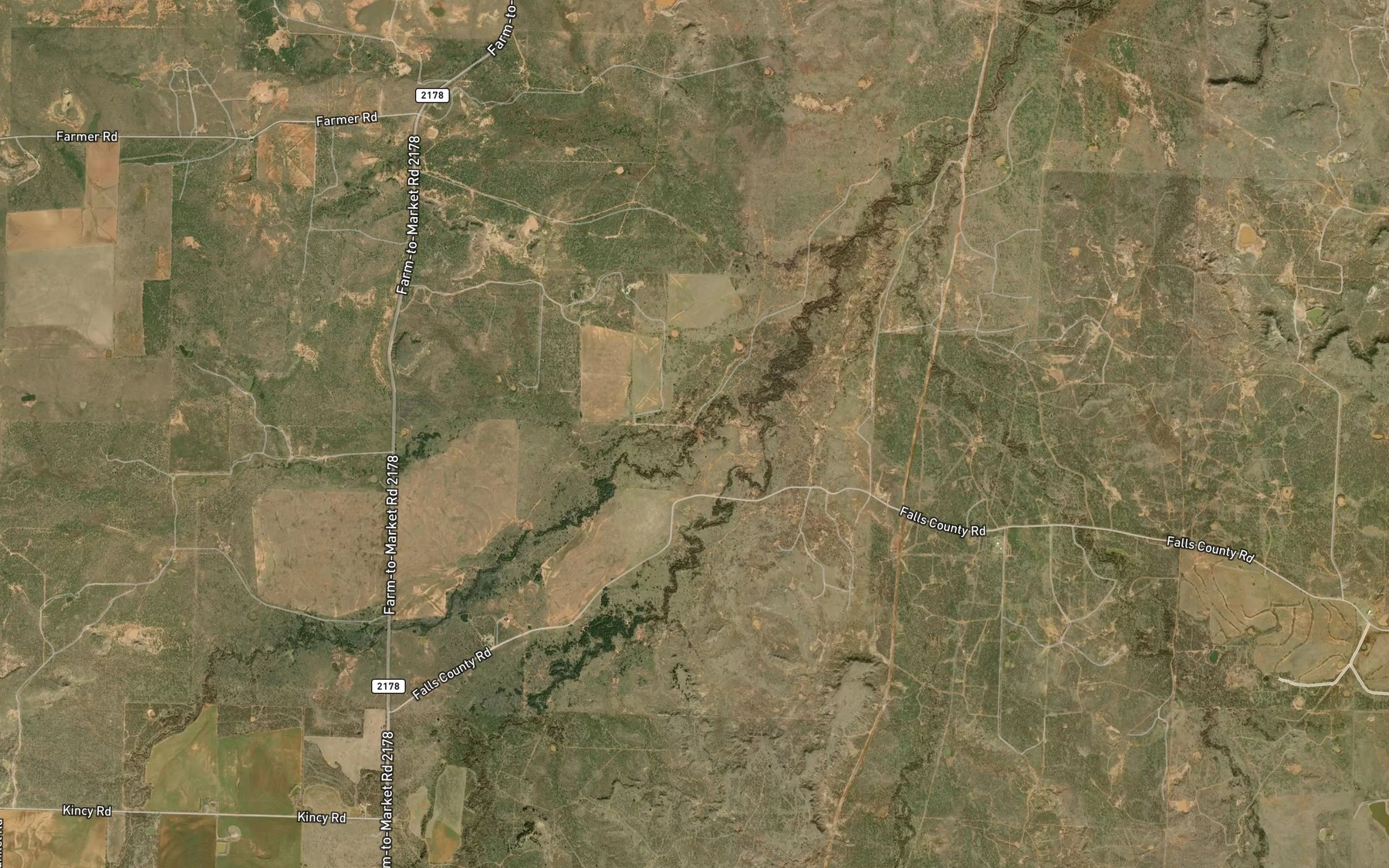 Satellite map of the Table Branch
