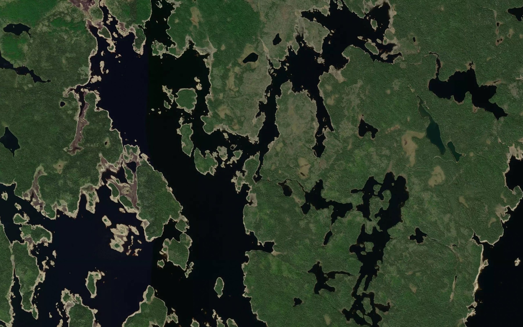 Satellite map of the Baie du Huard