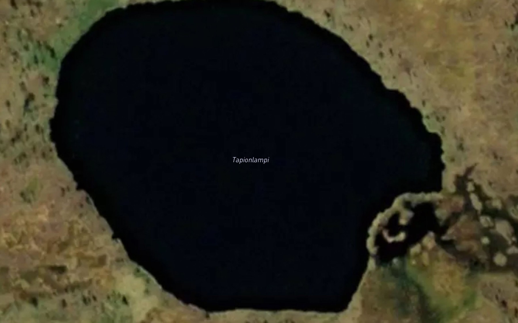 Satellite map of the Tapionlampi