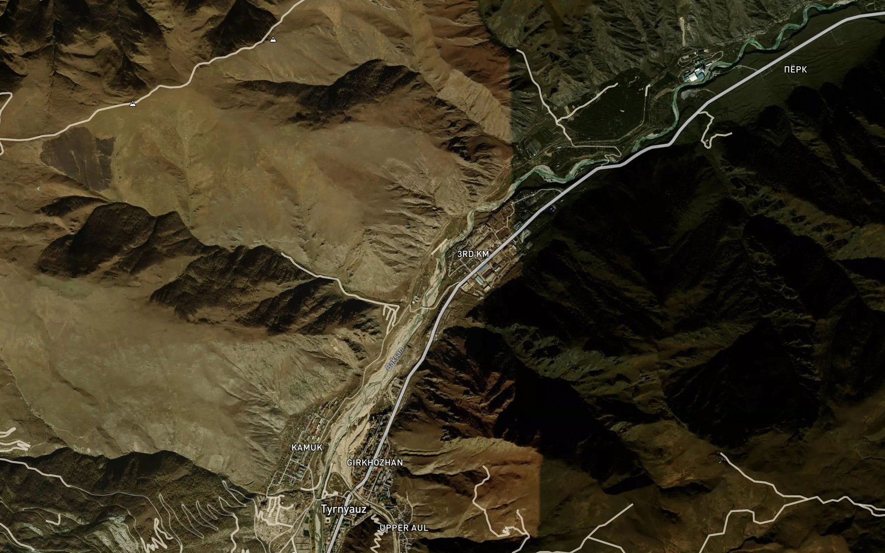 Satellite map of the Sukashsu