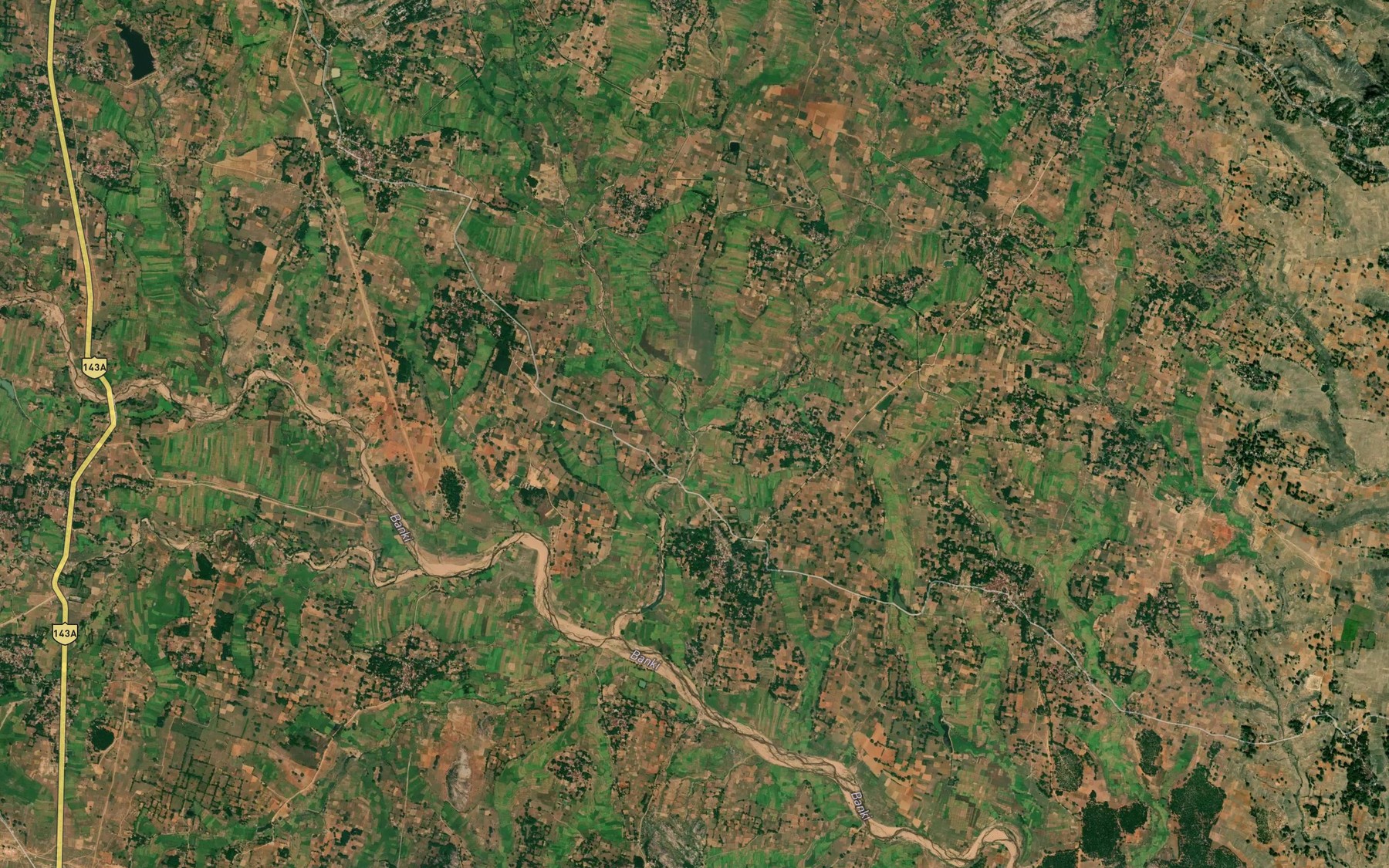 Satellite map of the Gomat Nadi