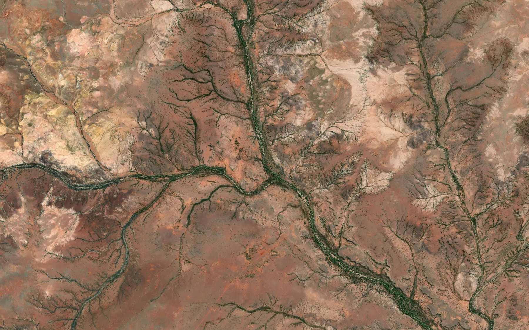 Satellite map of the Oongudinna Creek