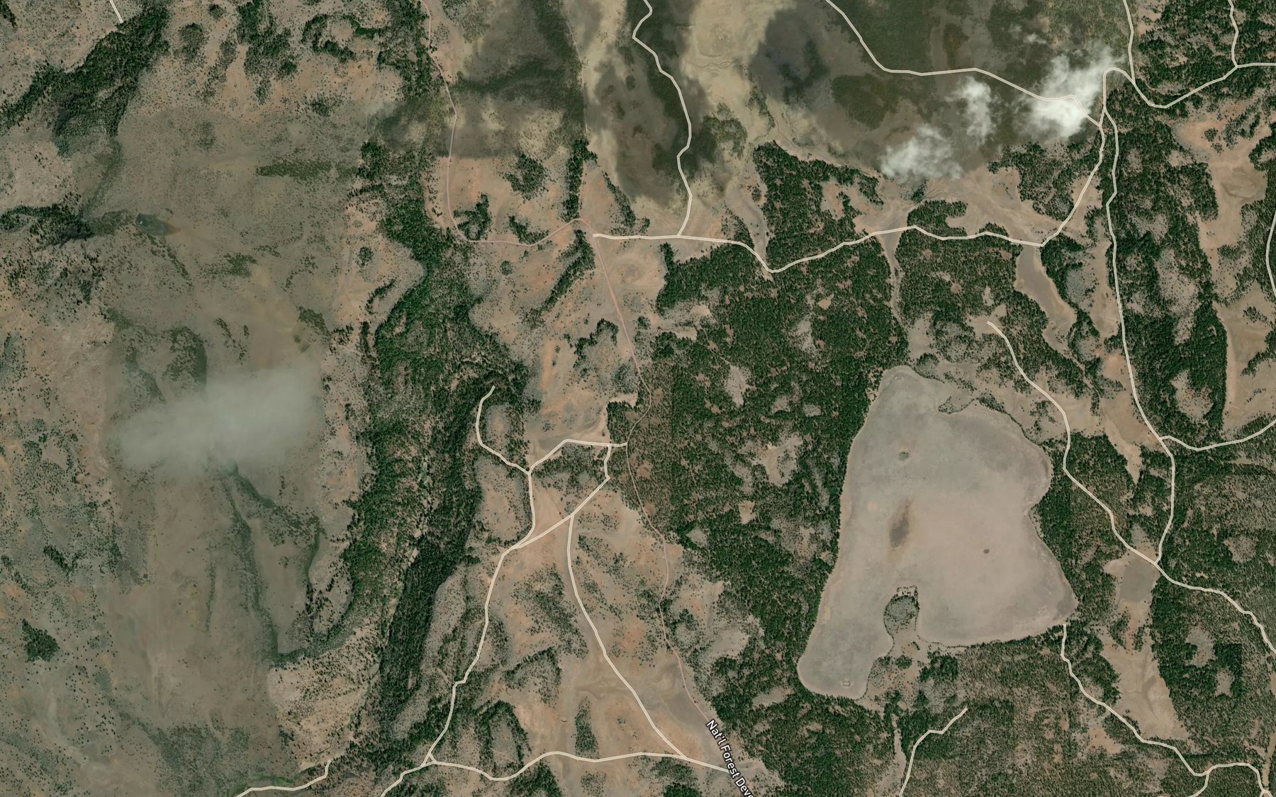 Satellite map of the Deer Spring