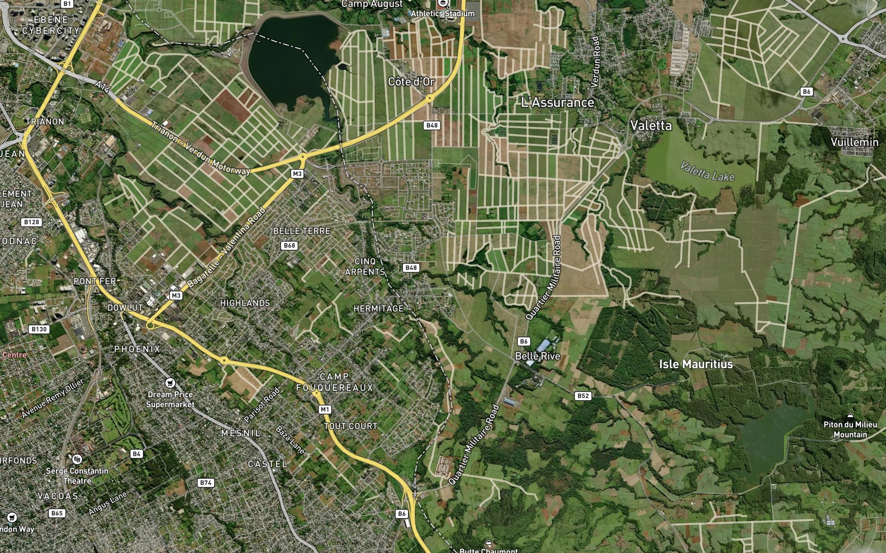 Satellite map of the Rivulet Hermitage
