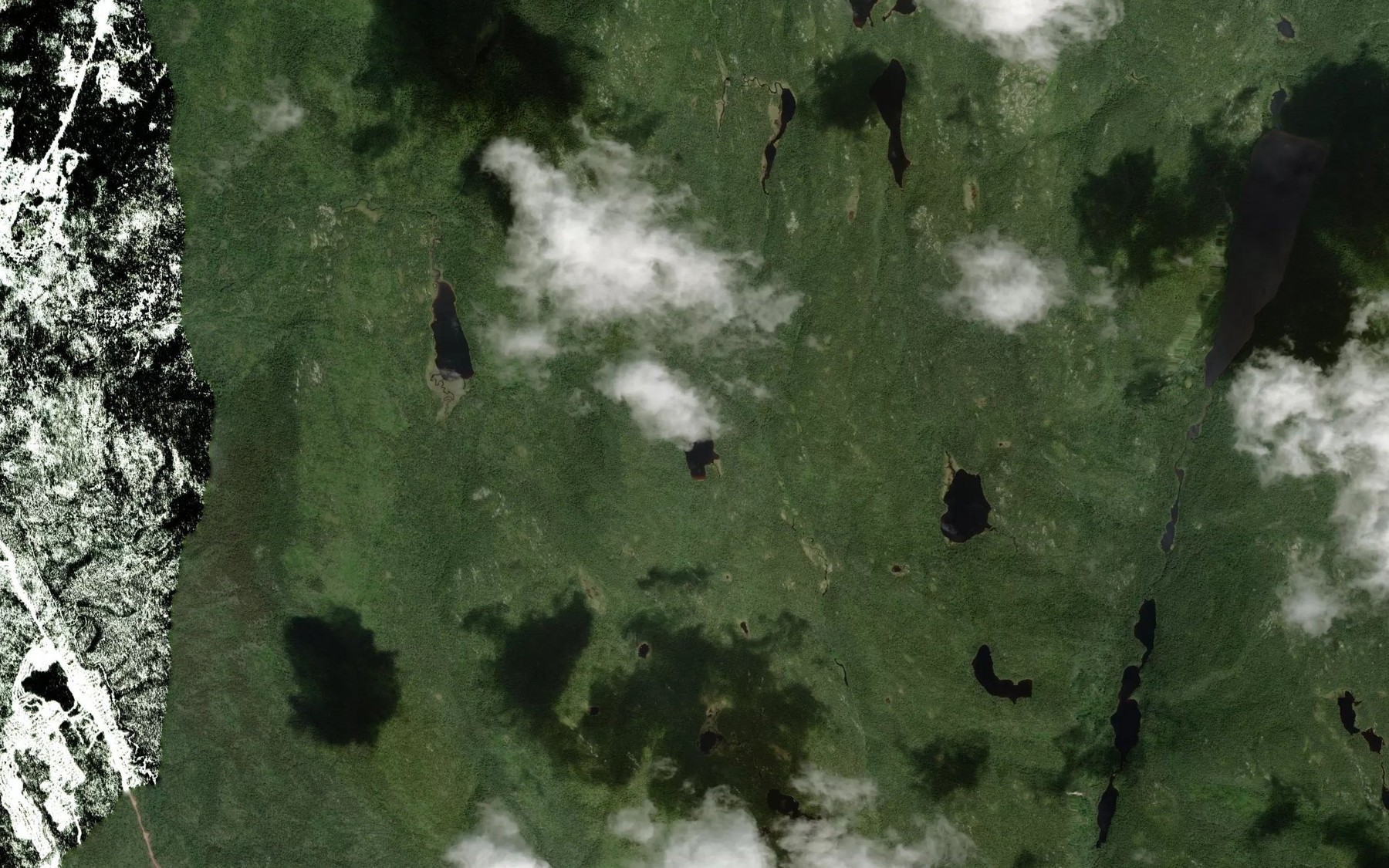 Satellite map of the Lac Terant