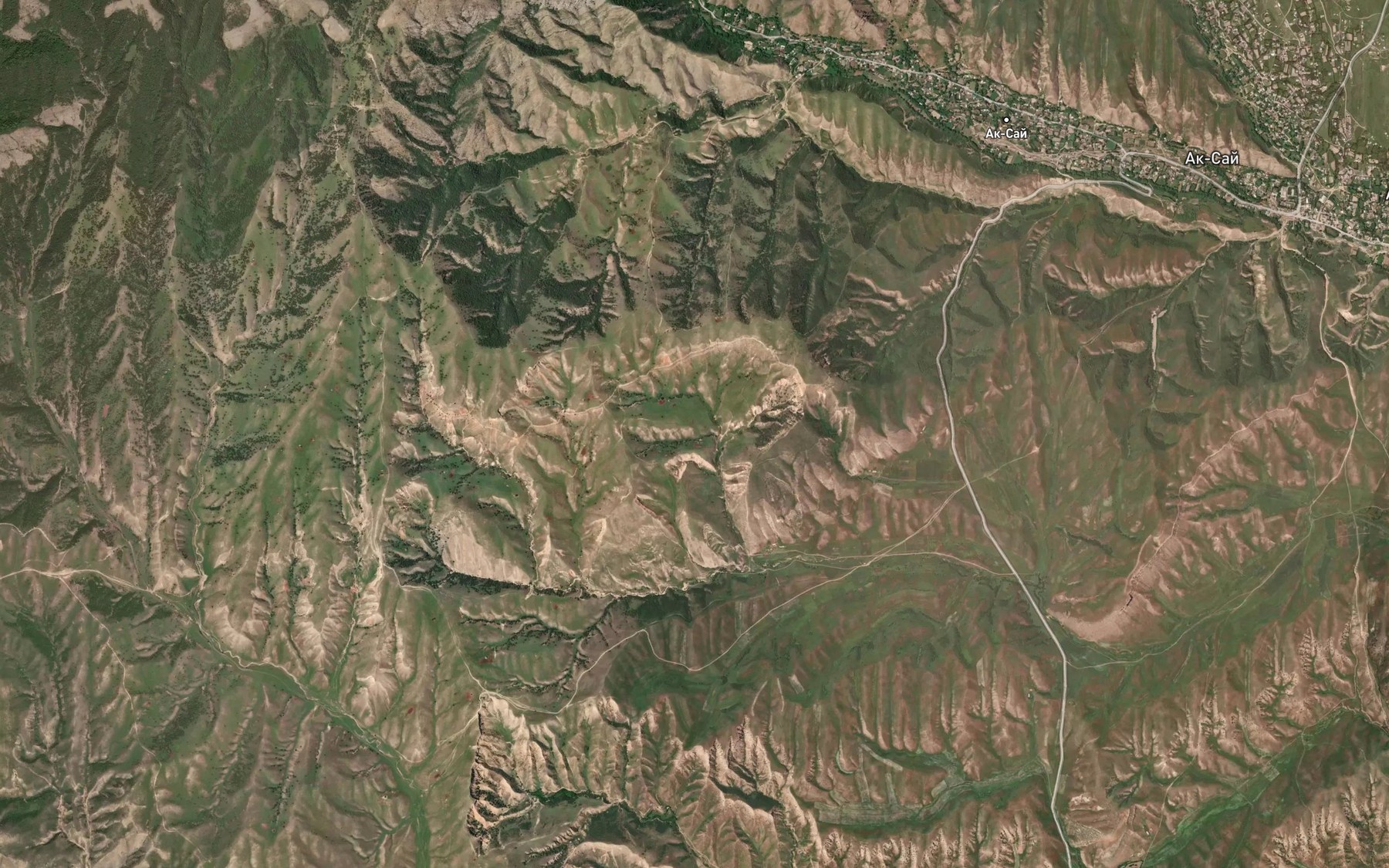 Satellite map of the Rodnik Eshte