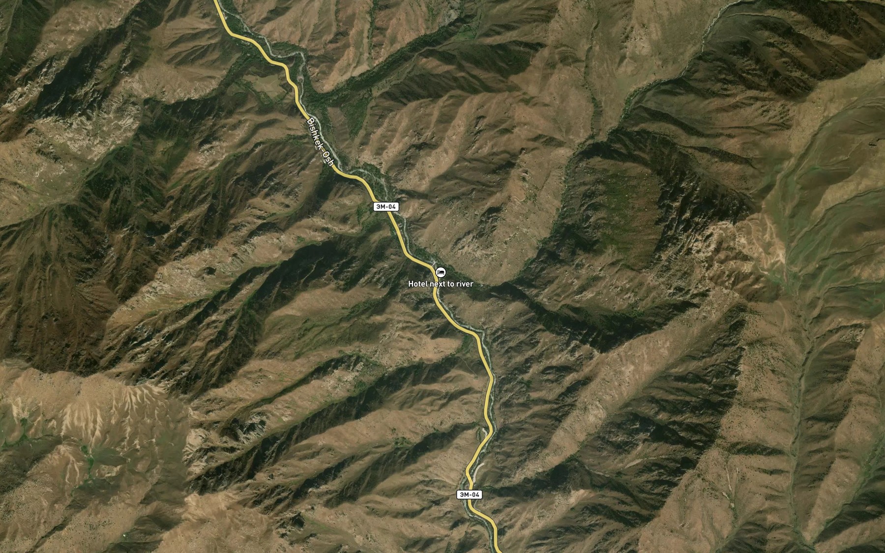 Satellite map of the Unkur