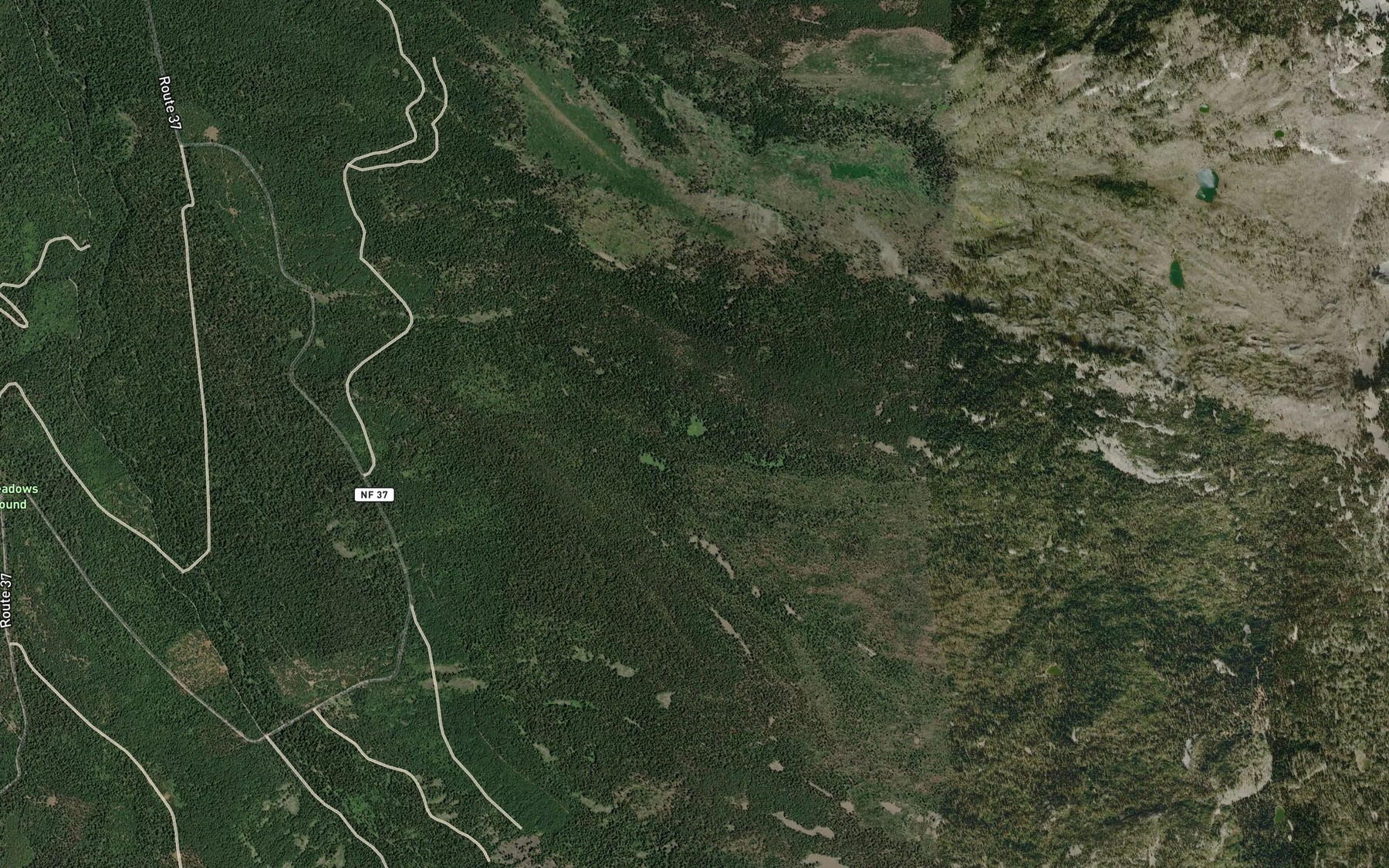 Satellite map of the Onion Spring