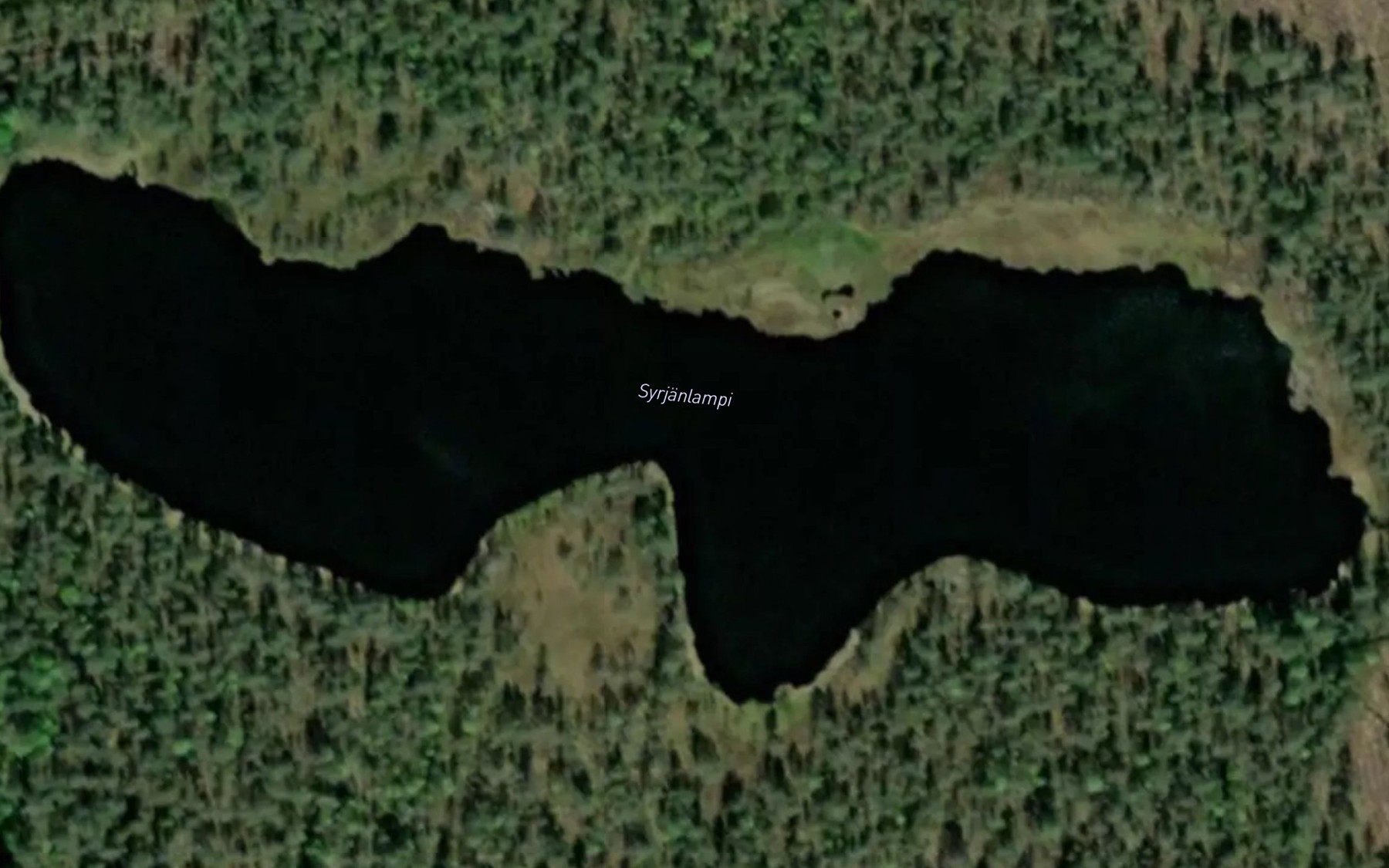 Satellite map of the Syrjanlampi