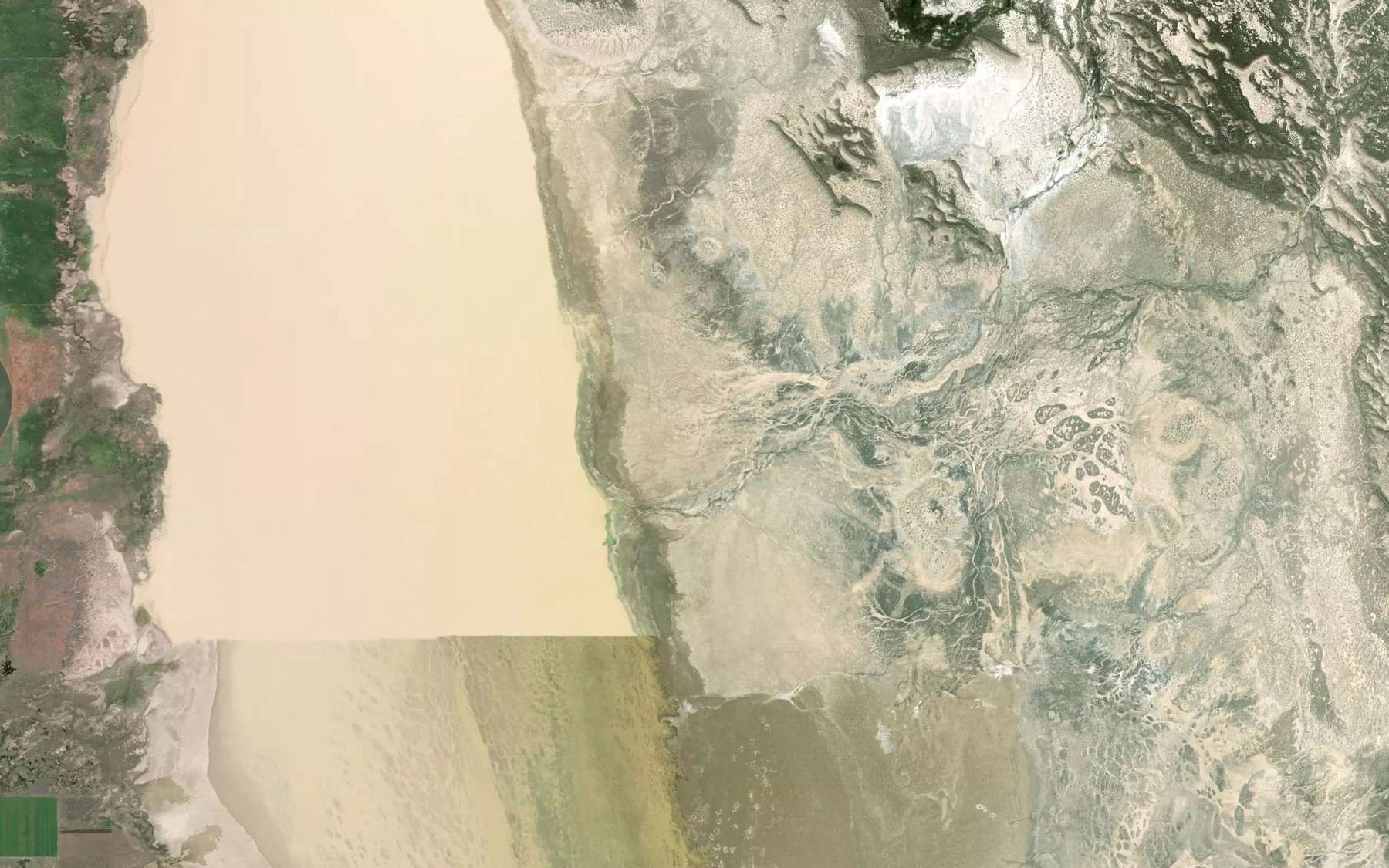 Satellite map of the Fortynine Creek