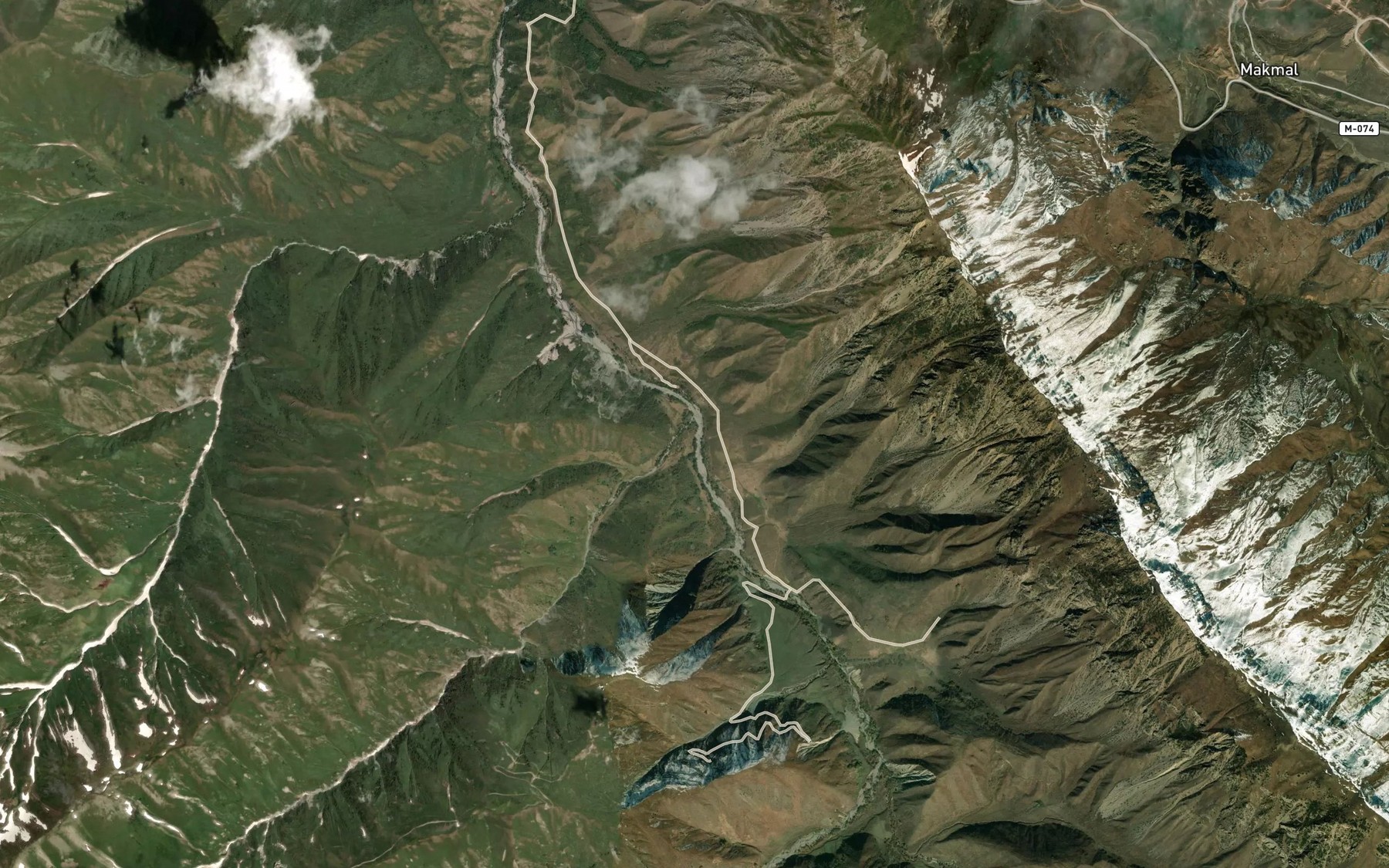 Satellite map of the Chabylkey