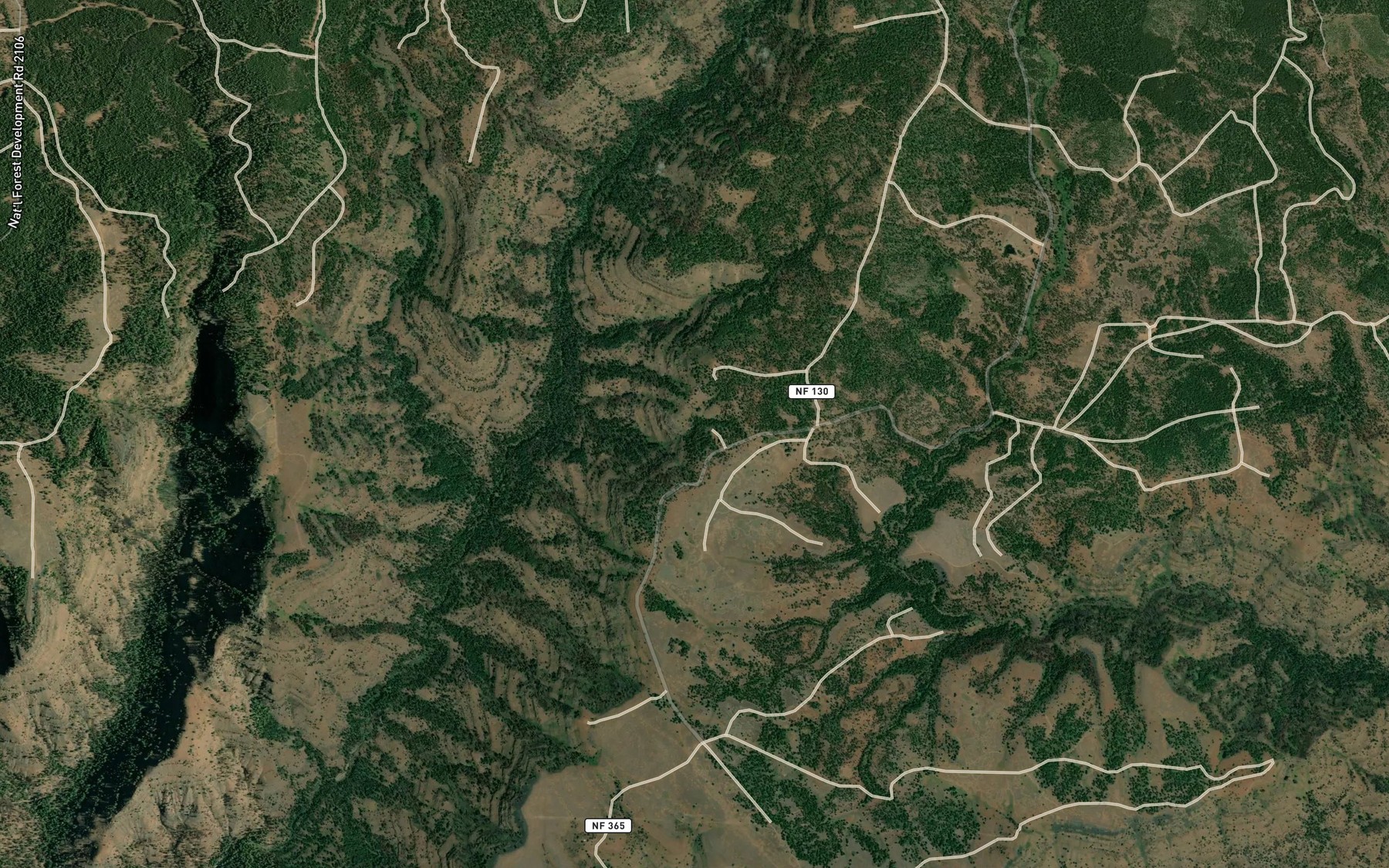 Satellite map of the Bonita Spring