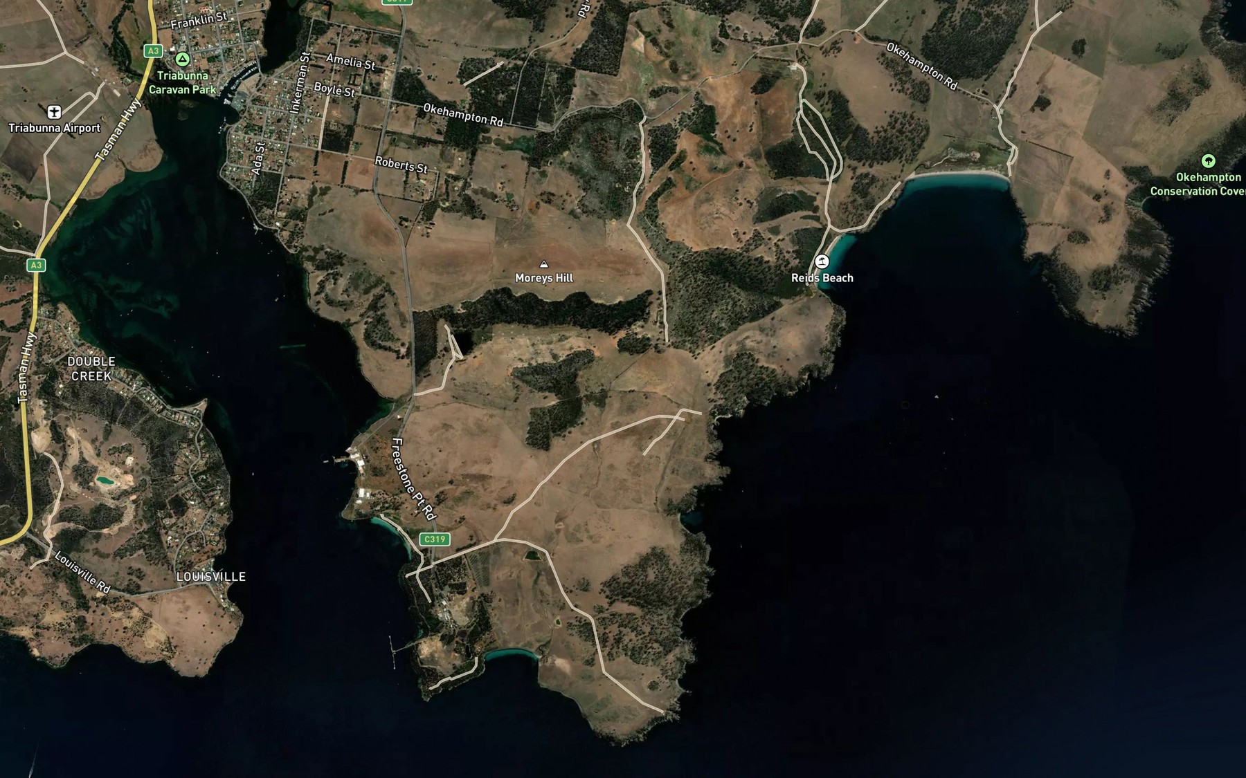 Satellite map of the The Quarries