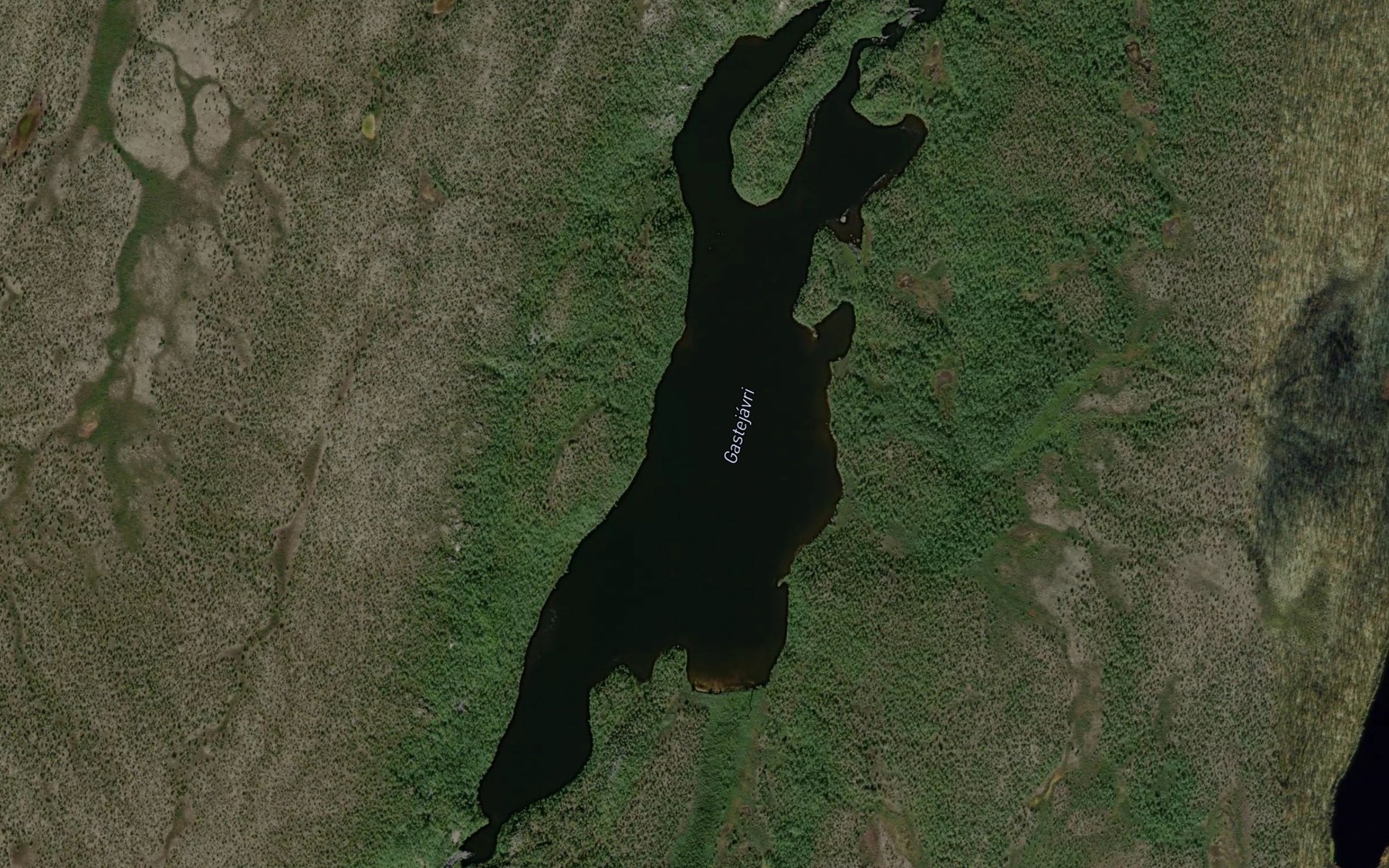 Satellite map of the Gastejavri