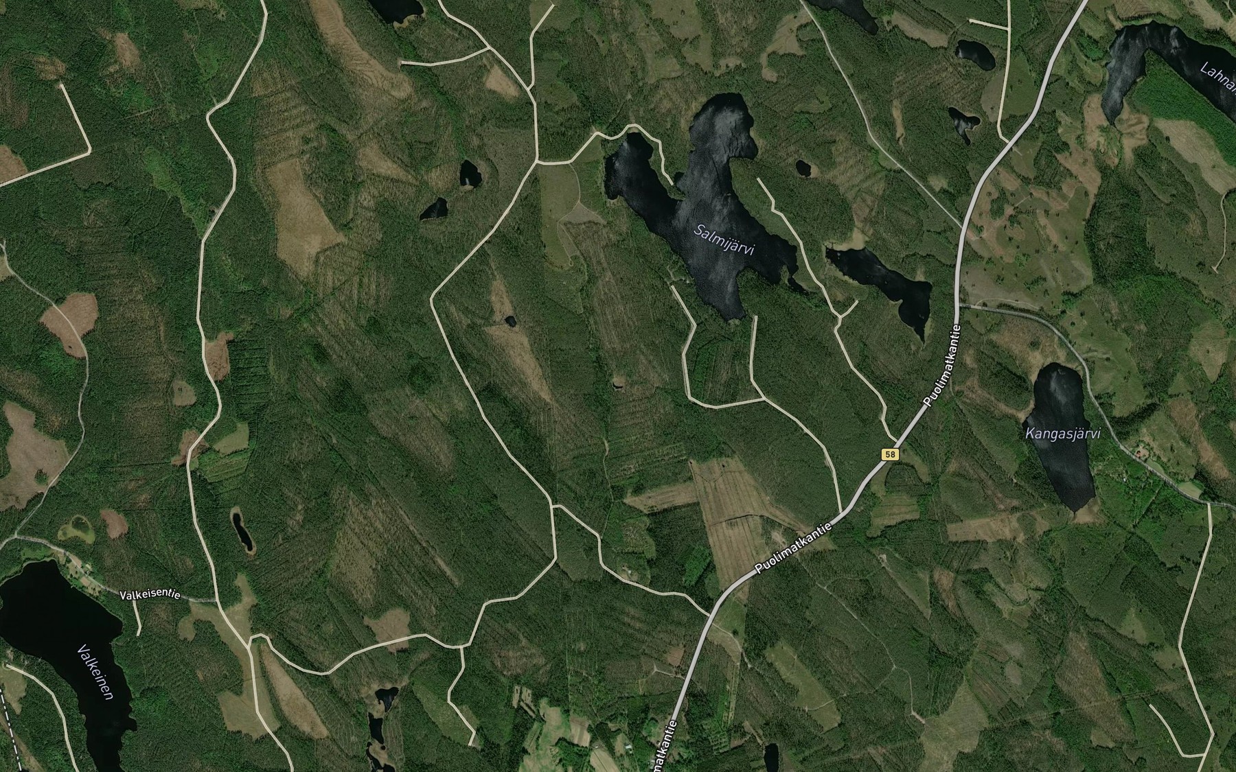 Satellite map of the Haapalampi