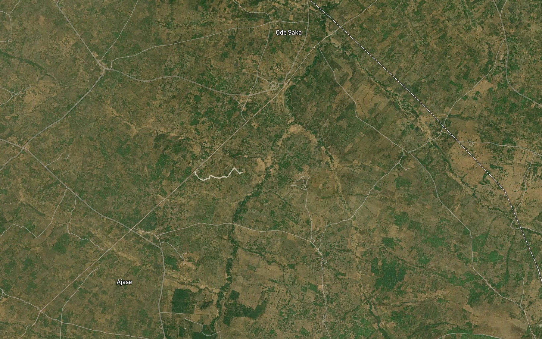 Satellite map of the River Epo